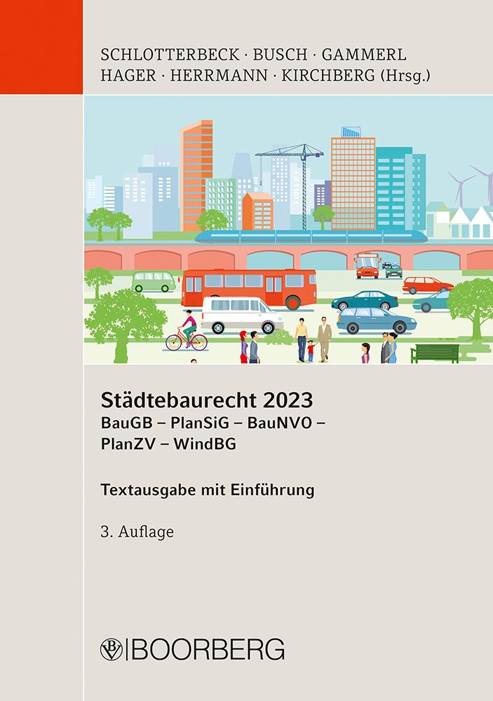 Vorderes Coverbild Städtebaurecht 2023