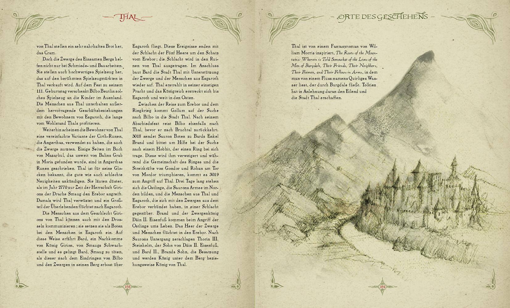 Beispielinhalt (Bild) Die große Hobbit-Enzyklopädie