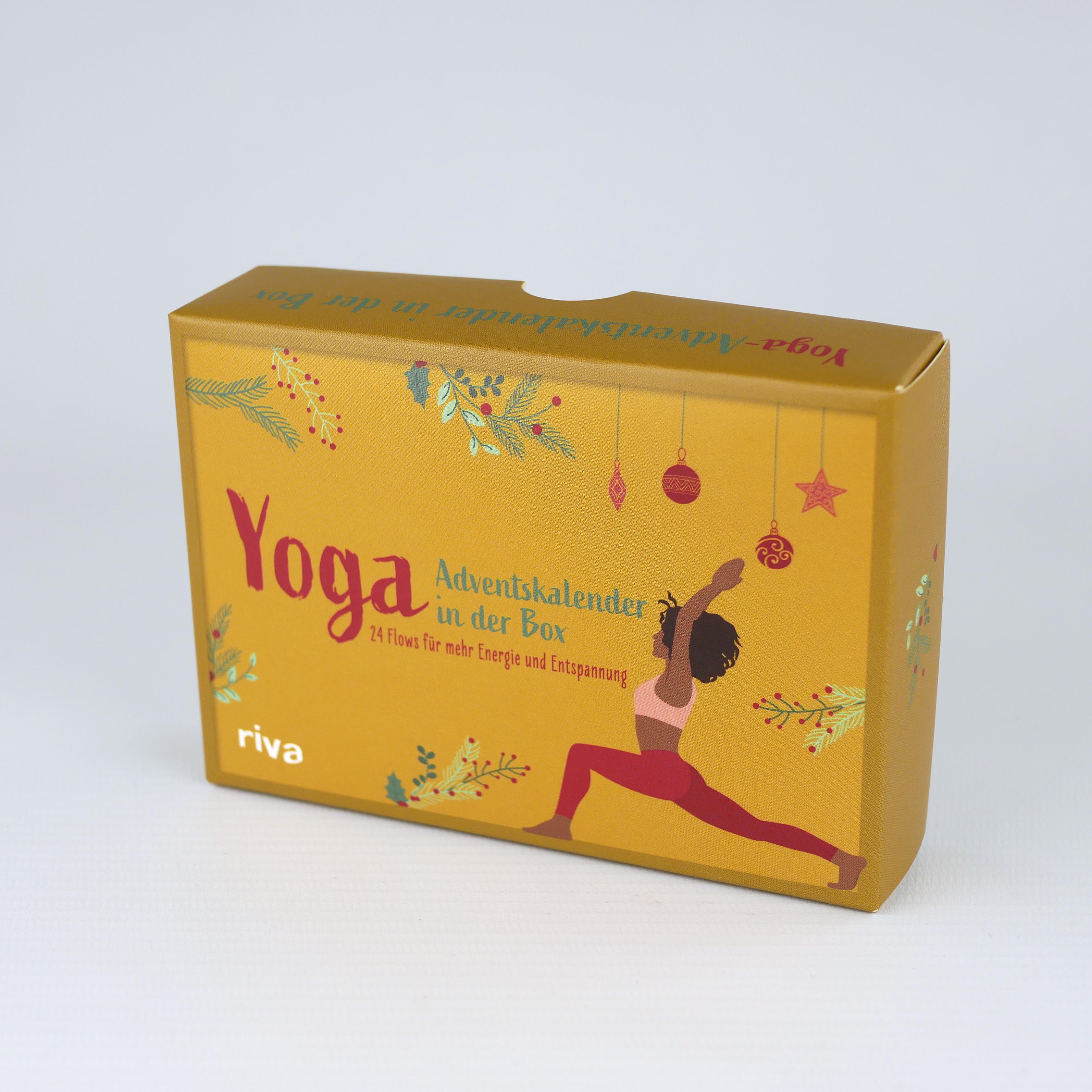 Beispielinhalt (Bild) Yoga - Adventskalender in der Box