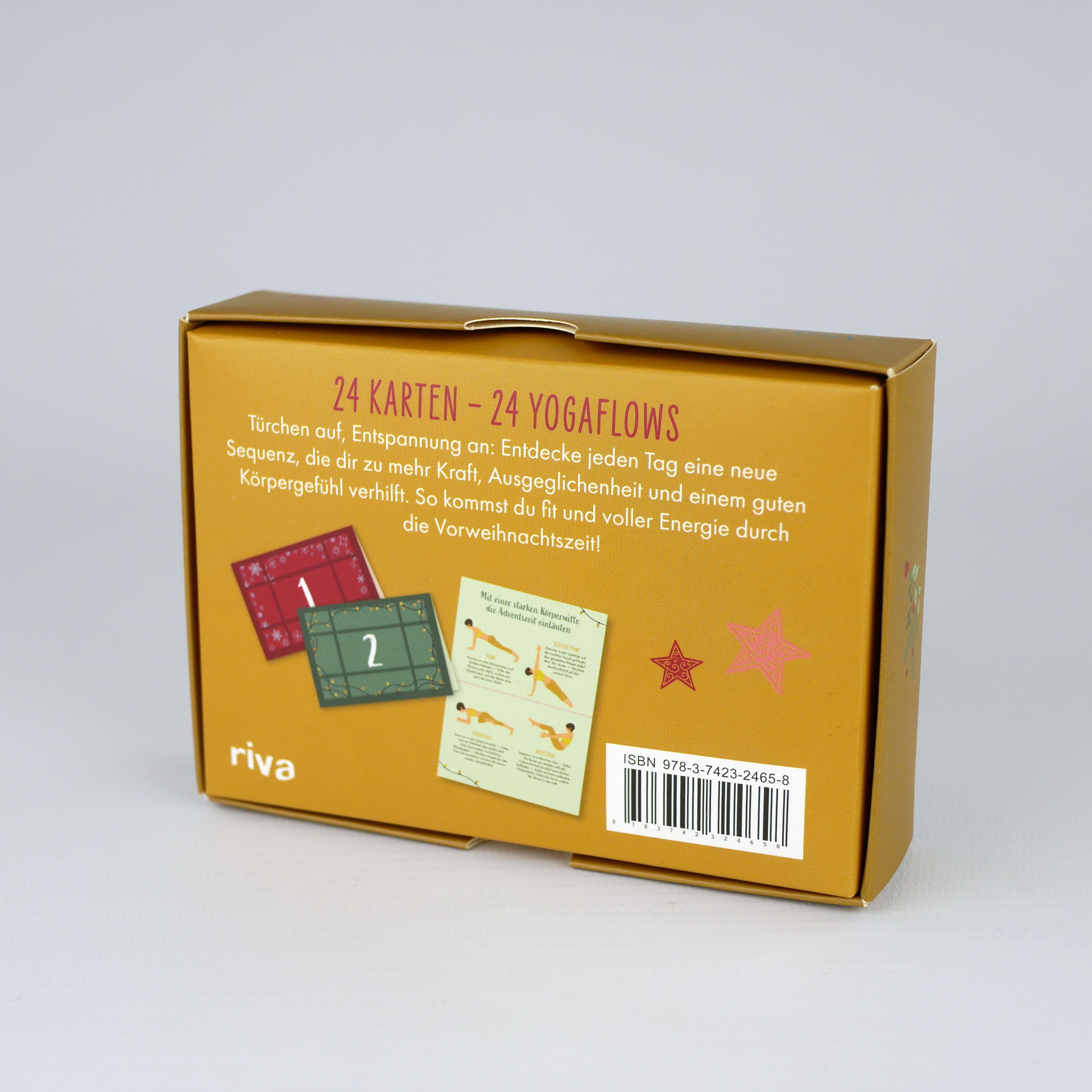 Beispielinhalt (Bild) Yoga - Adventskalender in der Box