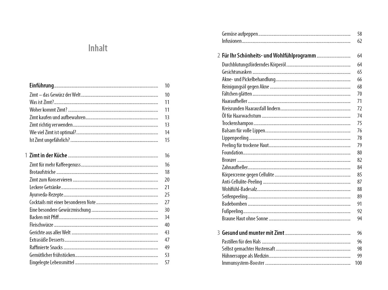 Beispielinhalt (Bild) Alleskönner Zimt