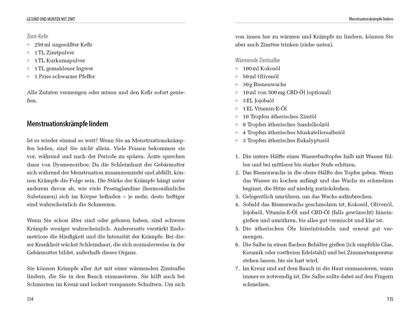 Beispielinhalt (Bild) Alleskönner Zimt