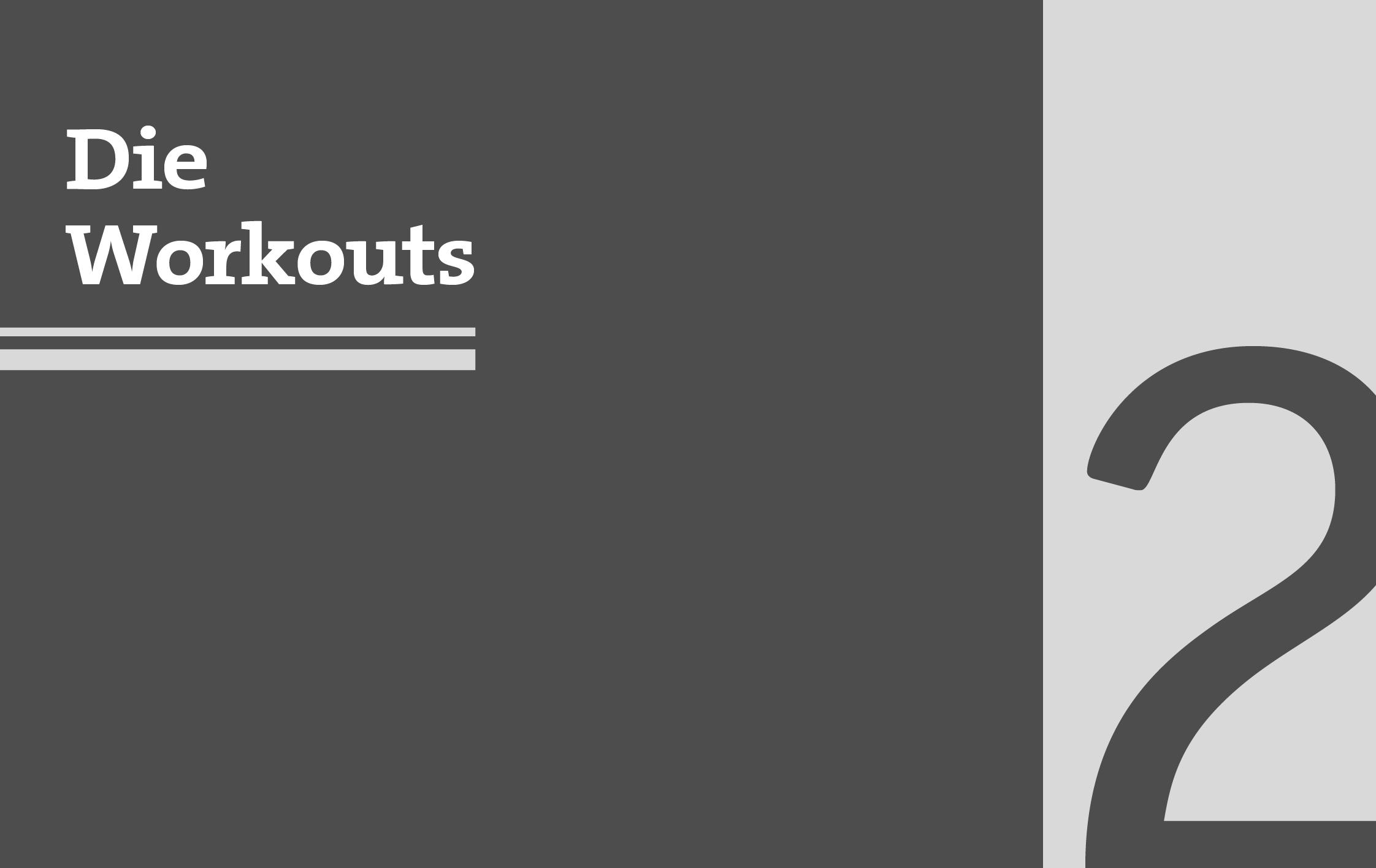 Beispielinhalt (Bild) 50 Workouts fürs Fitnessstudio