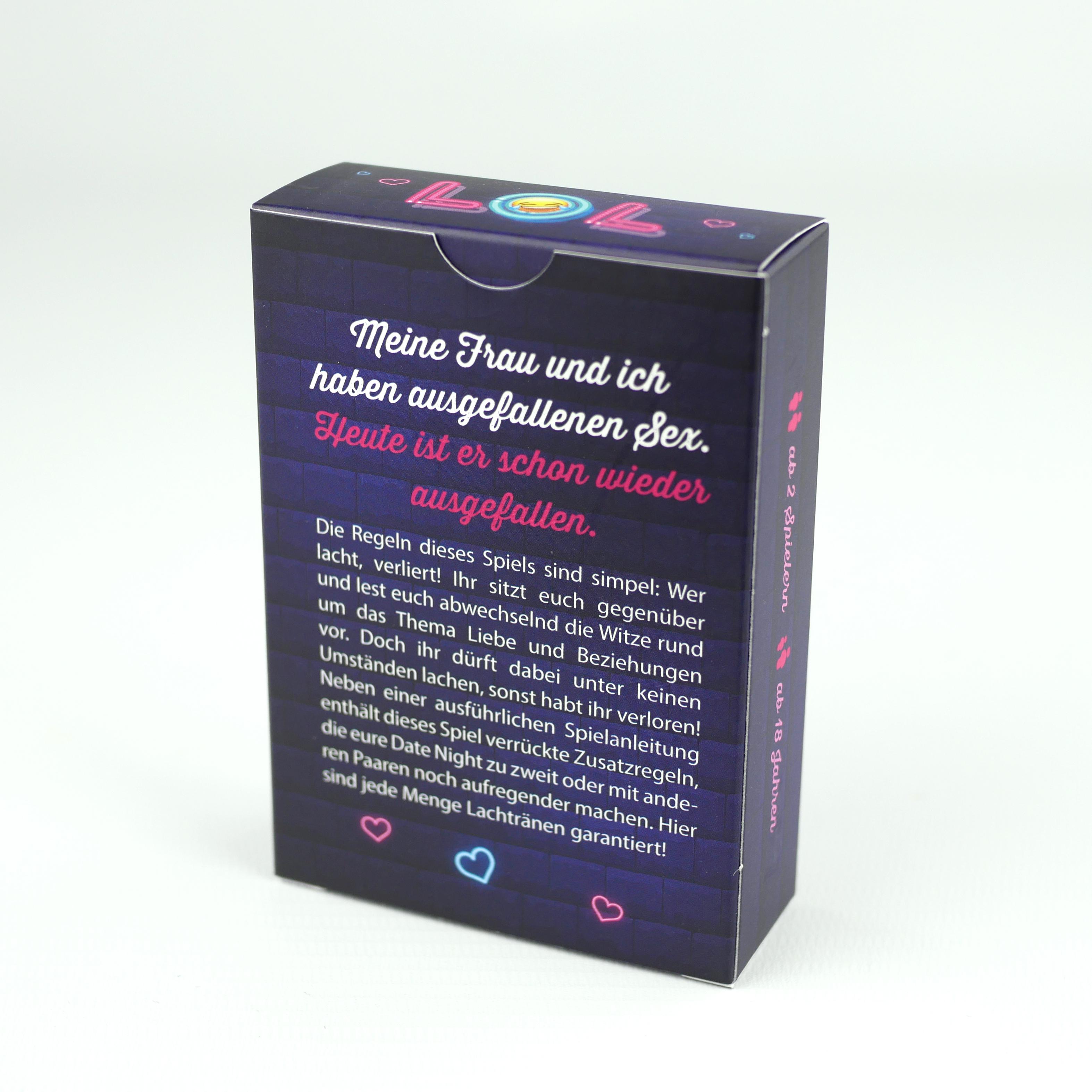 Beispielinhalt (Bild) LOL - Die ultimative Nicht-lachen-Challenge - Edition für Paare