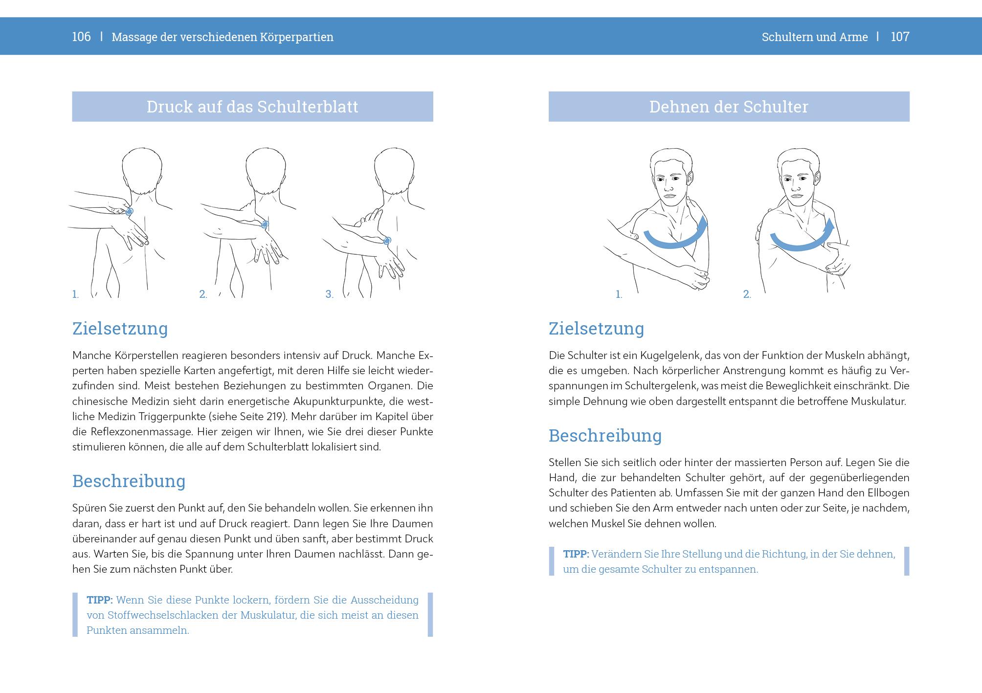 Beispielinhalt (Bild) Massage-Handbuch