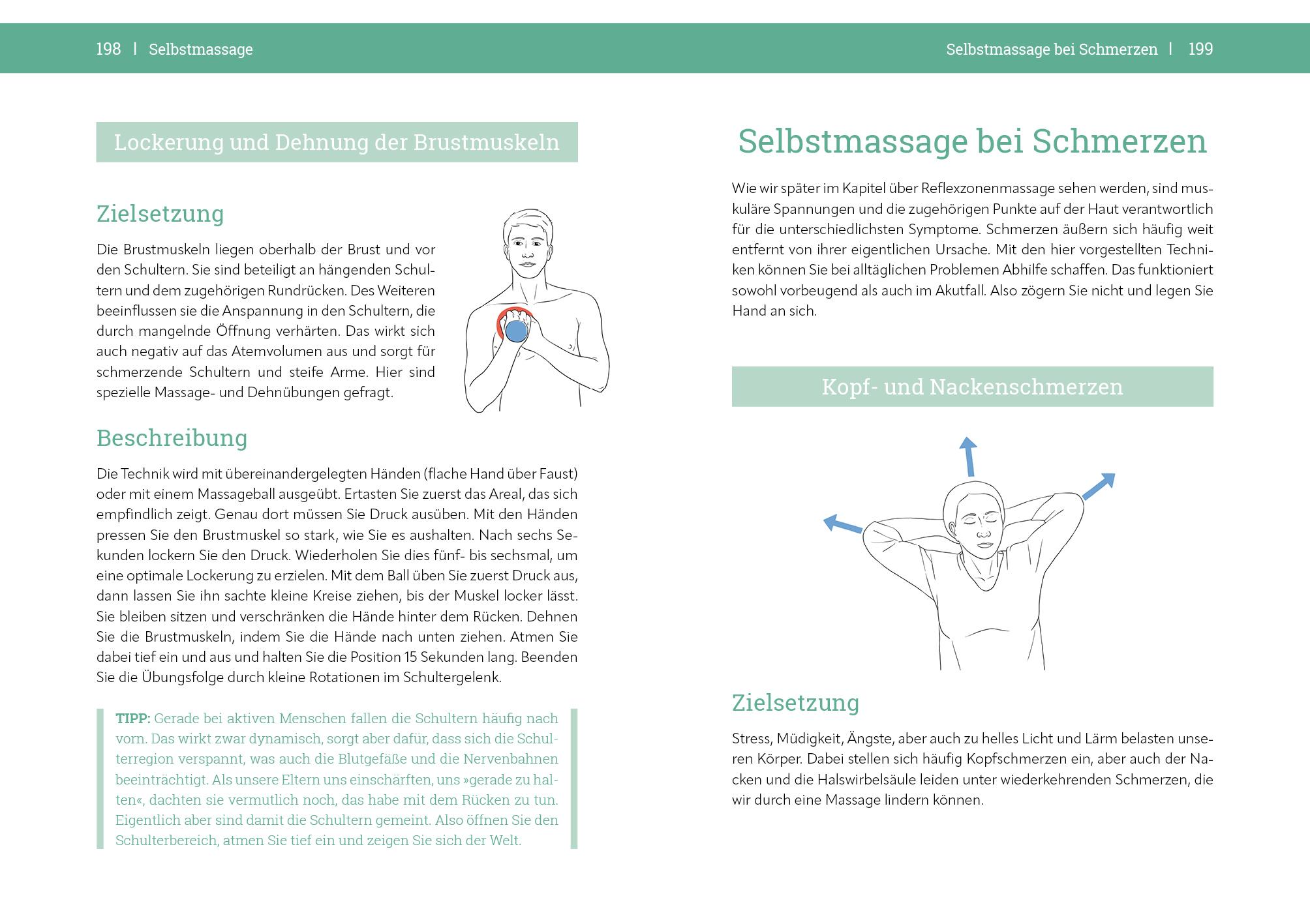 Beispielinhalt (Bild) Massage-Handbuch
