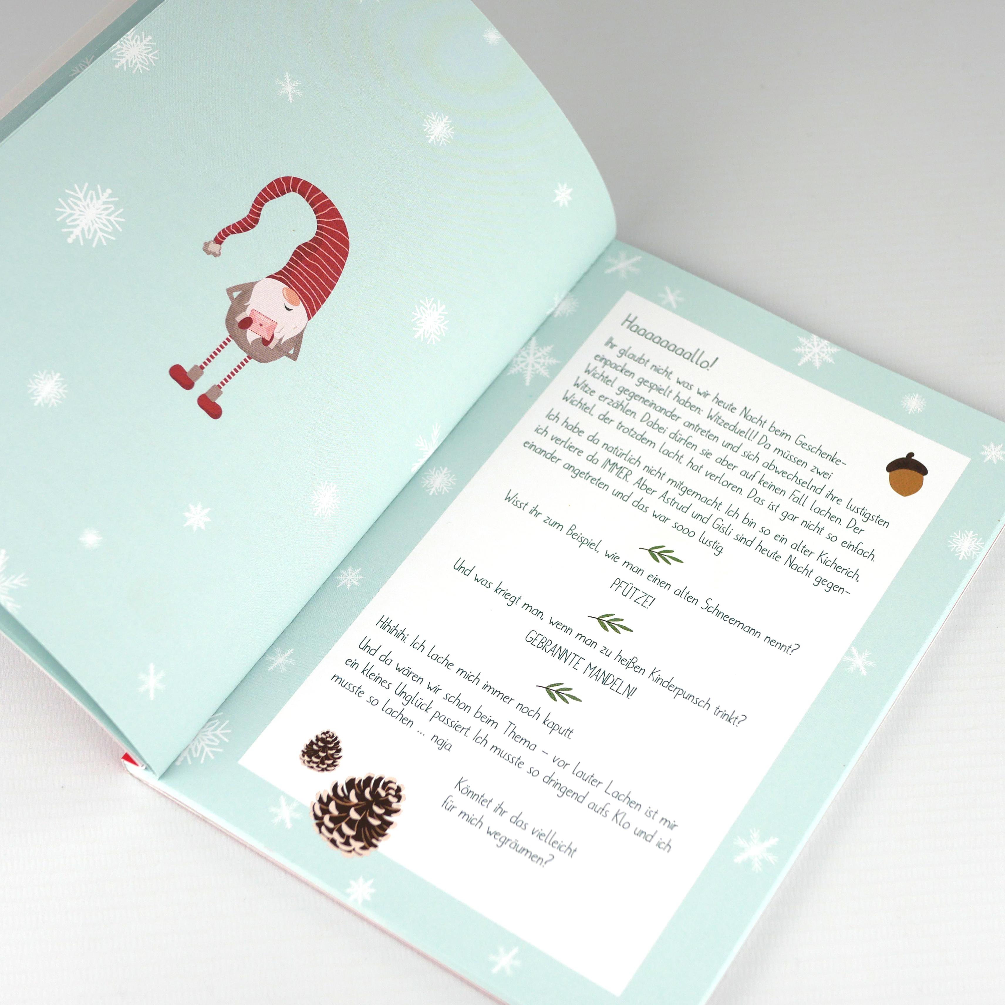 Beispielinhalt (Bild) Heute zieht ein Wichtel bei uns ein