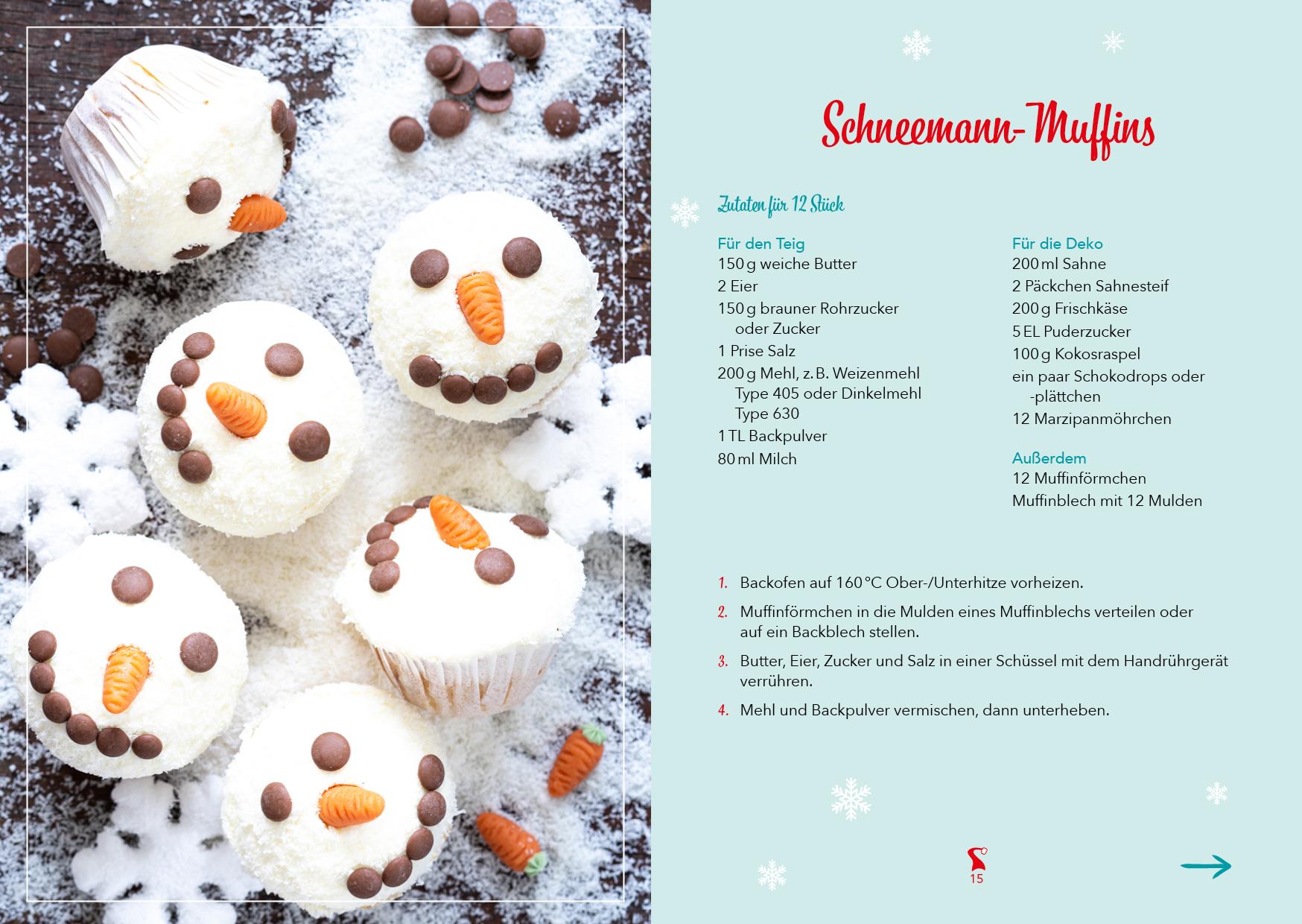 Beispielinhalt (Bild) Das Wichtel-Koch- und Backbuch