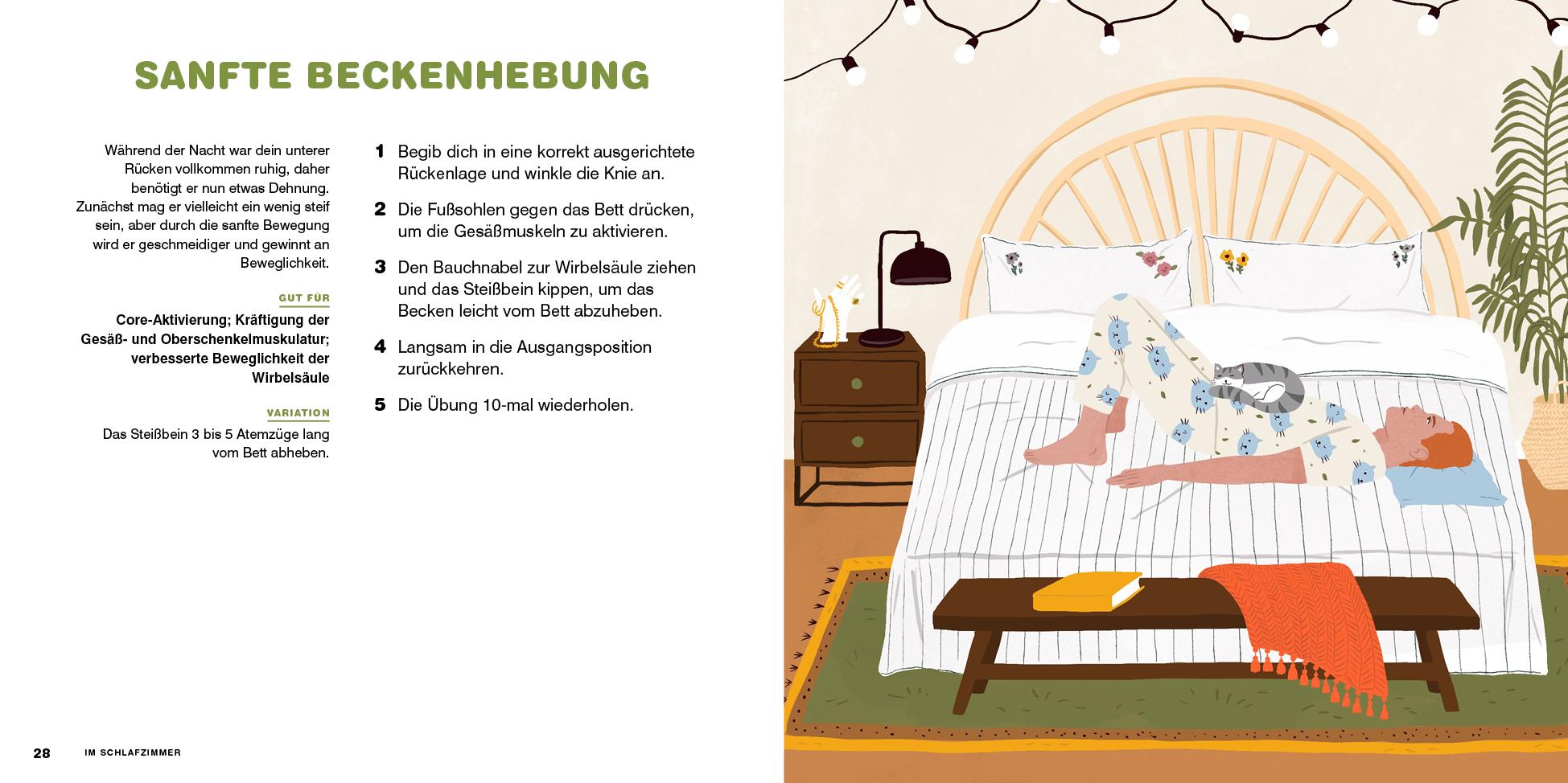 Beispielinhalt (Bild) Pyjama-Pilates