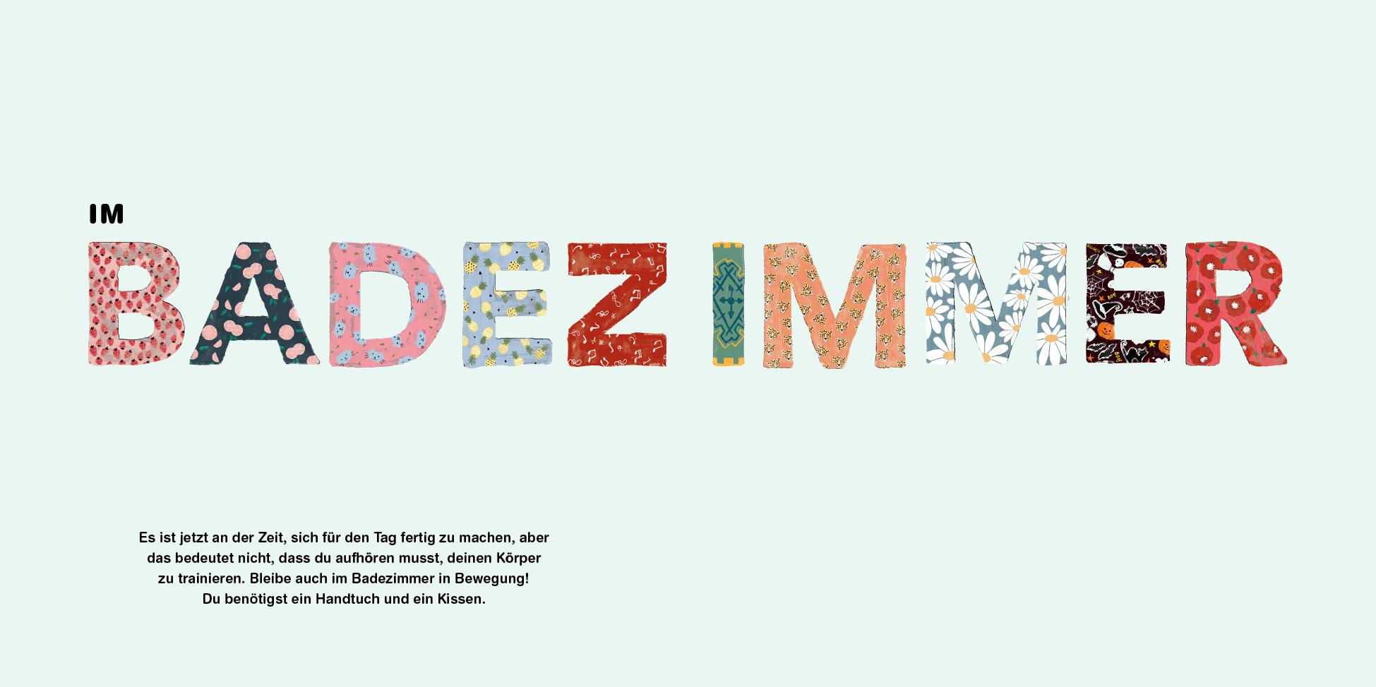 Beispielinhalt (Bild) Pyjama-Pilates