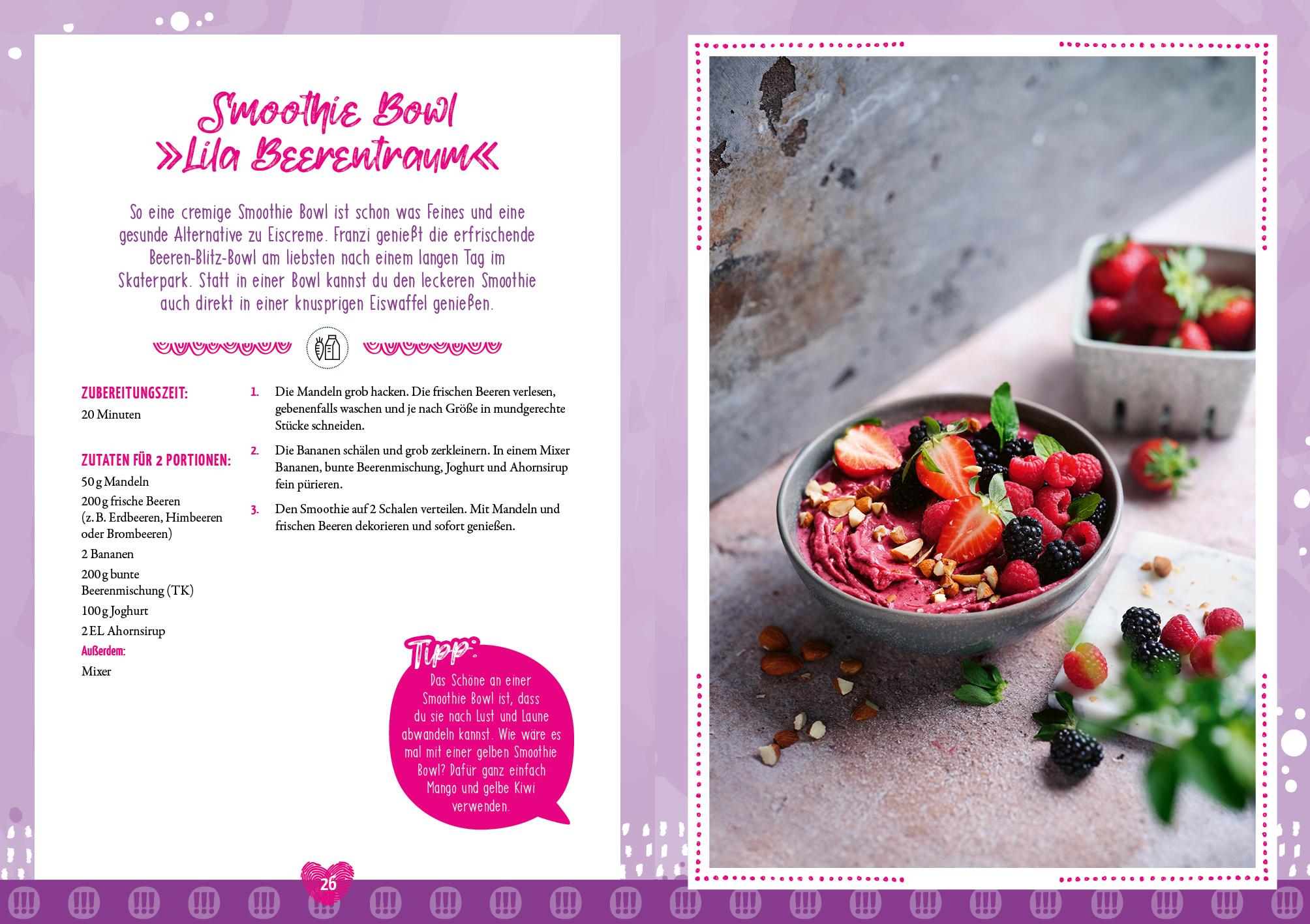 Beispielinhalt (Bild) Die drei !!! - Das Koch- und Backbuch