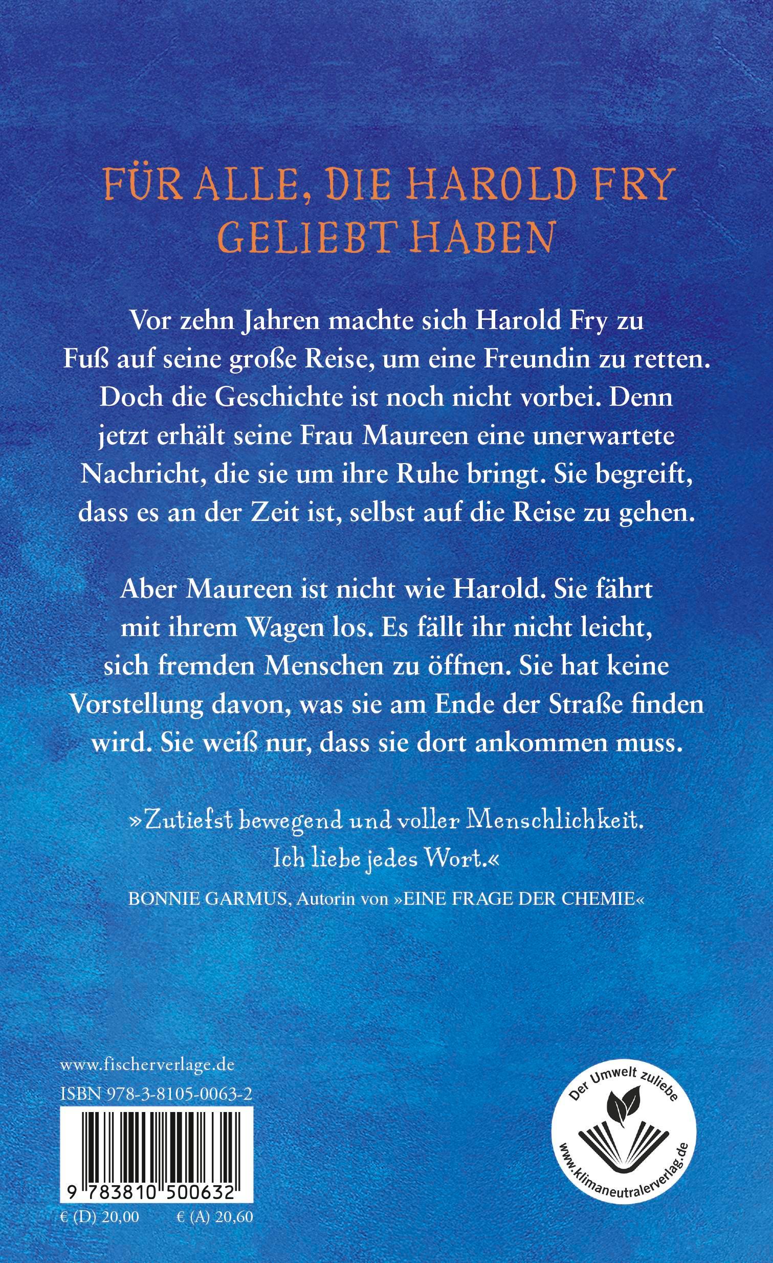 Rückseitencover Die erstaunliche Entdeckungsreise der Maureen Fry