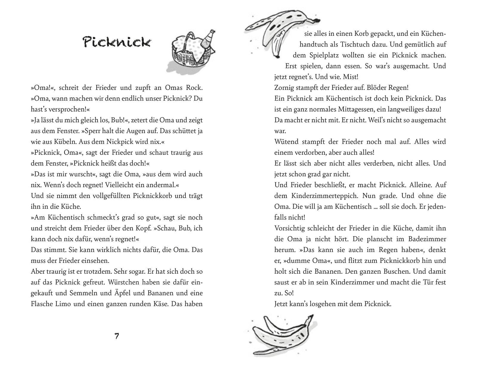 Beispielinhalt (Bild) 'Oma!', schreit der Frieder