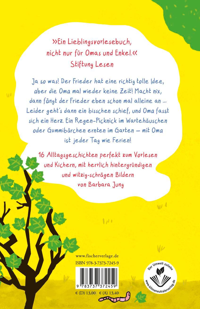 Rückseitencover 'Oma!', schreit der Frieder