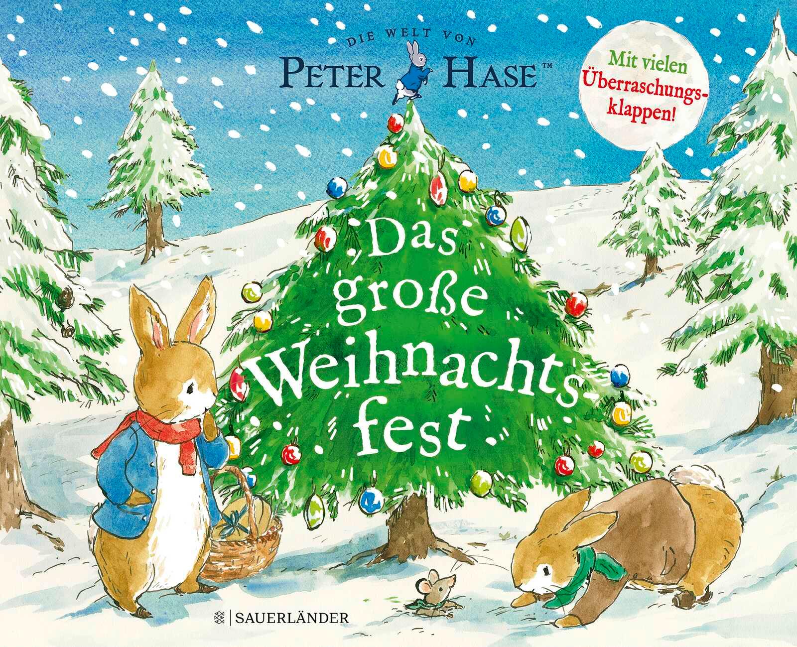 Vorderes Coverbild Peter Hase Das große Weihnachtsfest