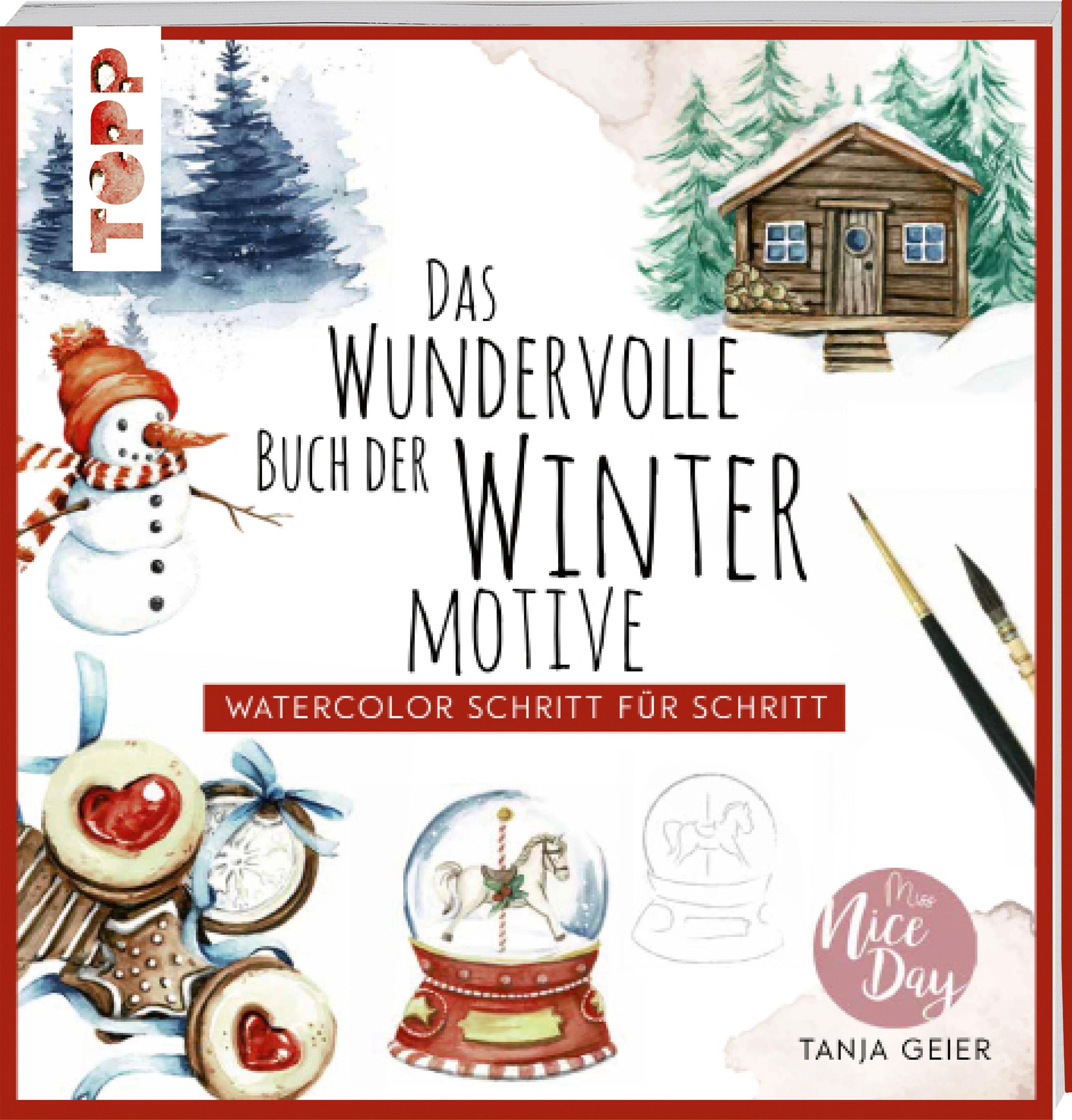 Vorderes Coverbild Das wundervolle Buch der Wintermotive