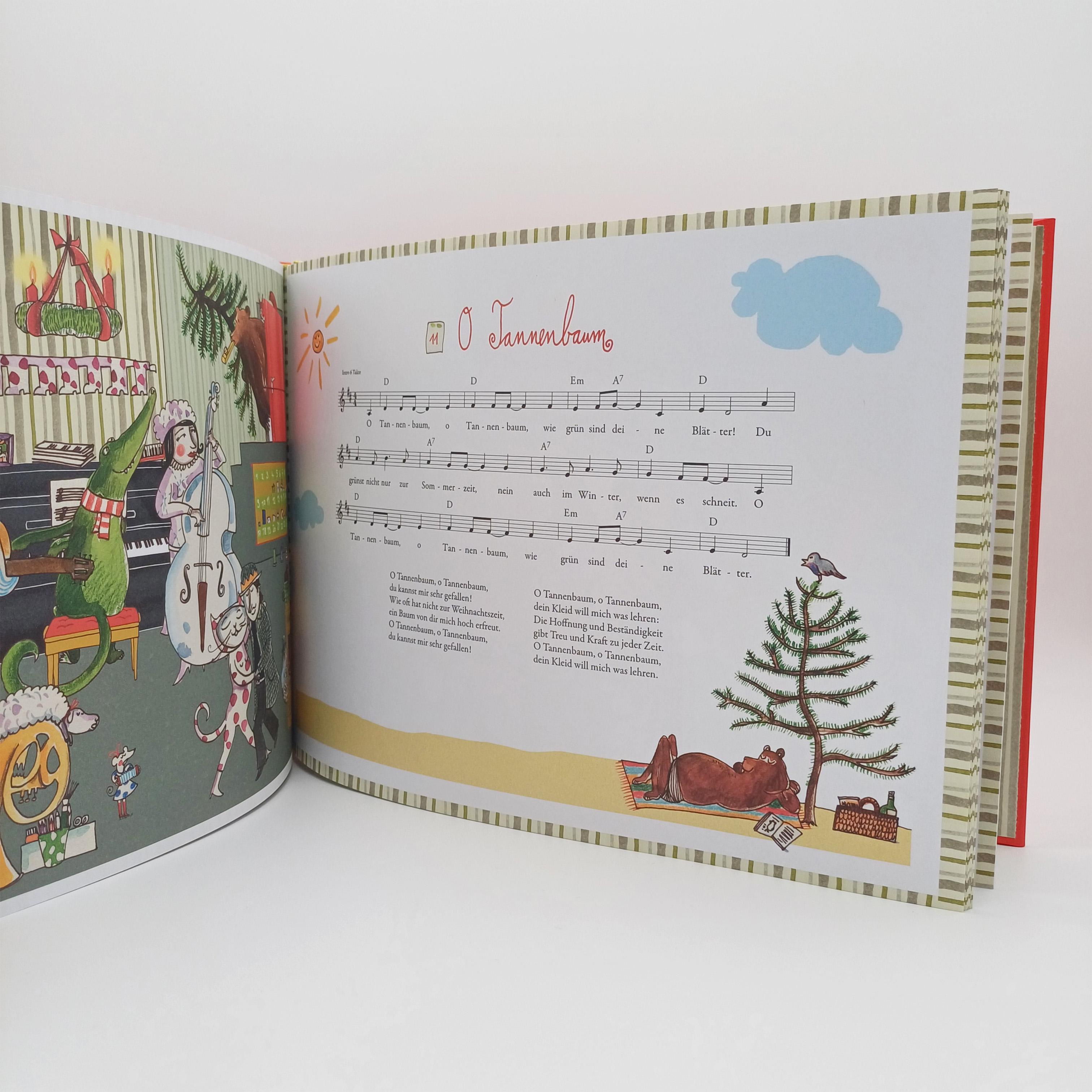 Beispielinhalt (Bild) Am Weihnachtsbaume - Die 24 tollsten Weihnachtslieder zum Gucken, Hören und Mitsingen