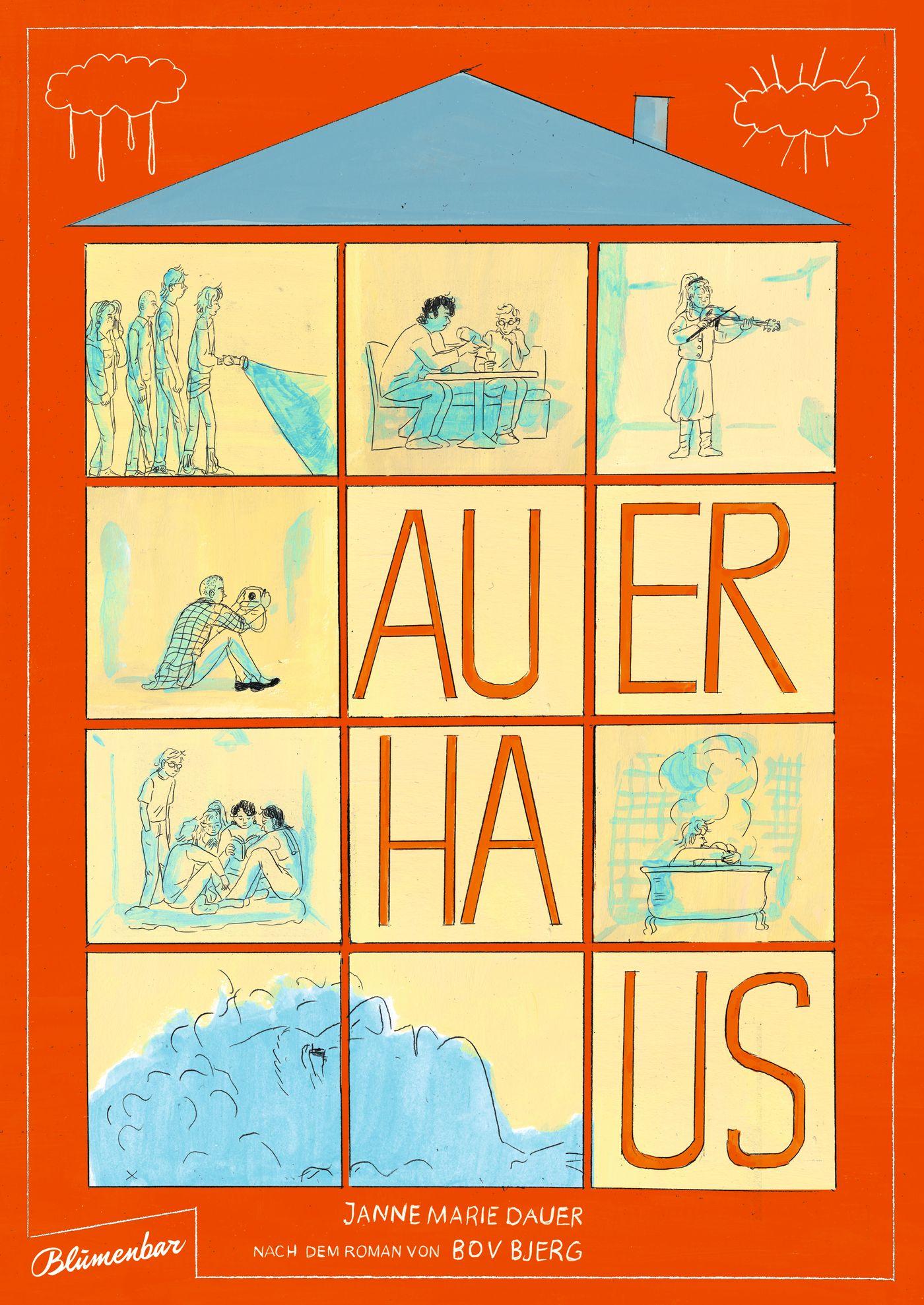 Vorderes Coverbild Auerhaus. Graphic Novel
