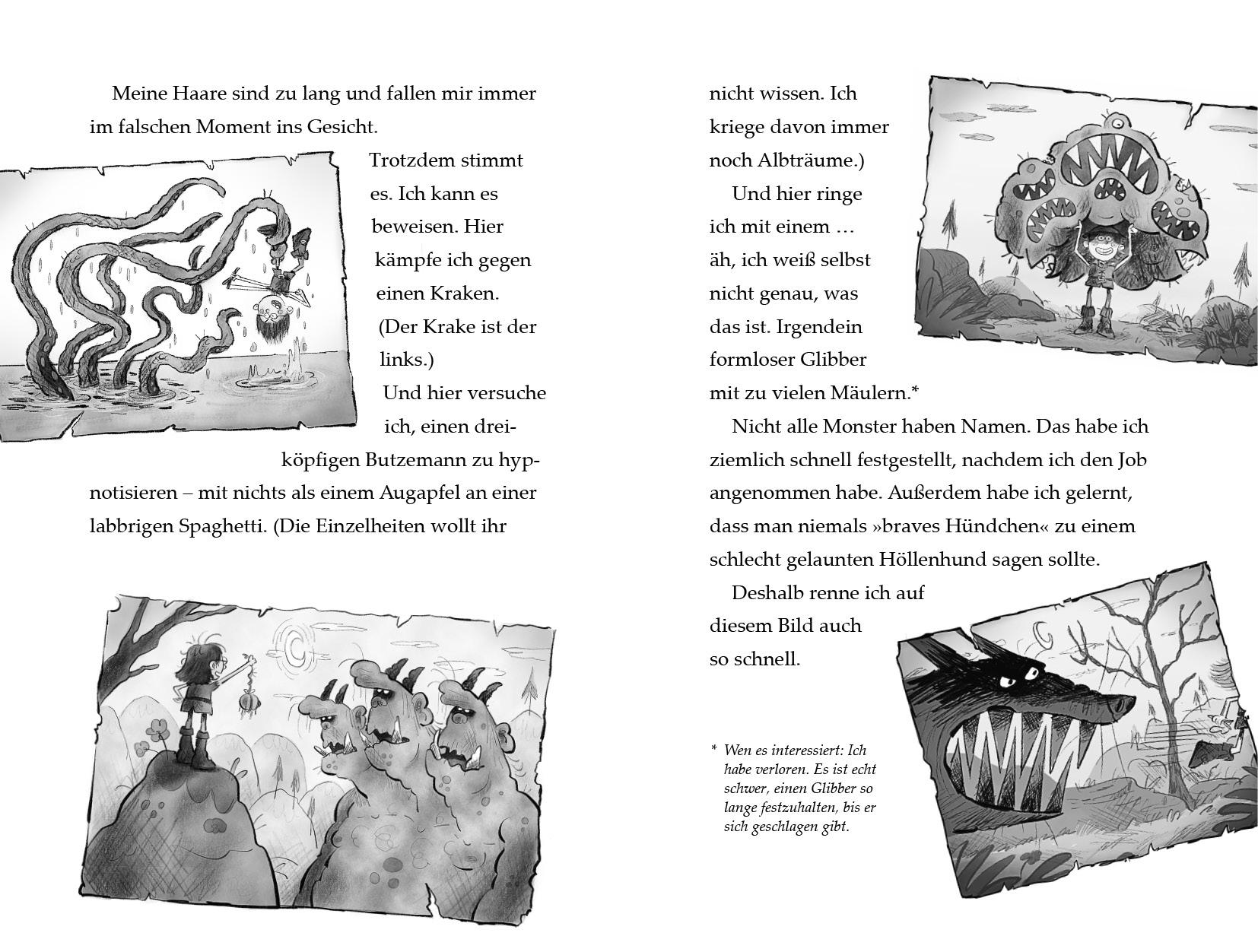 Beispielinhalt (Bild) Monsterjagen für Anfänger