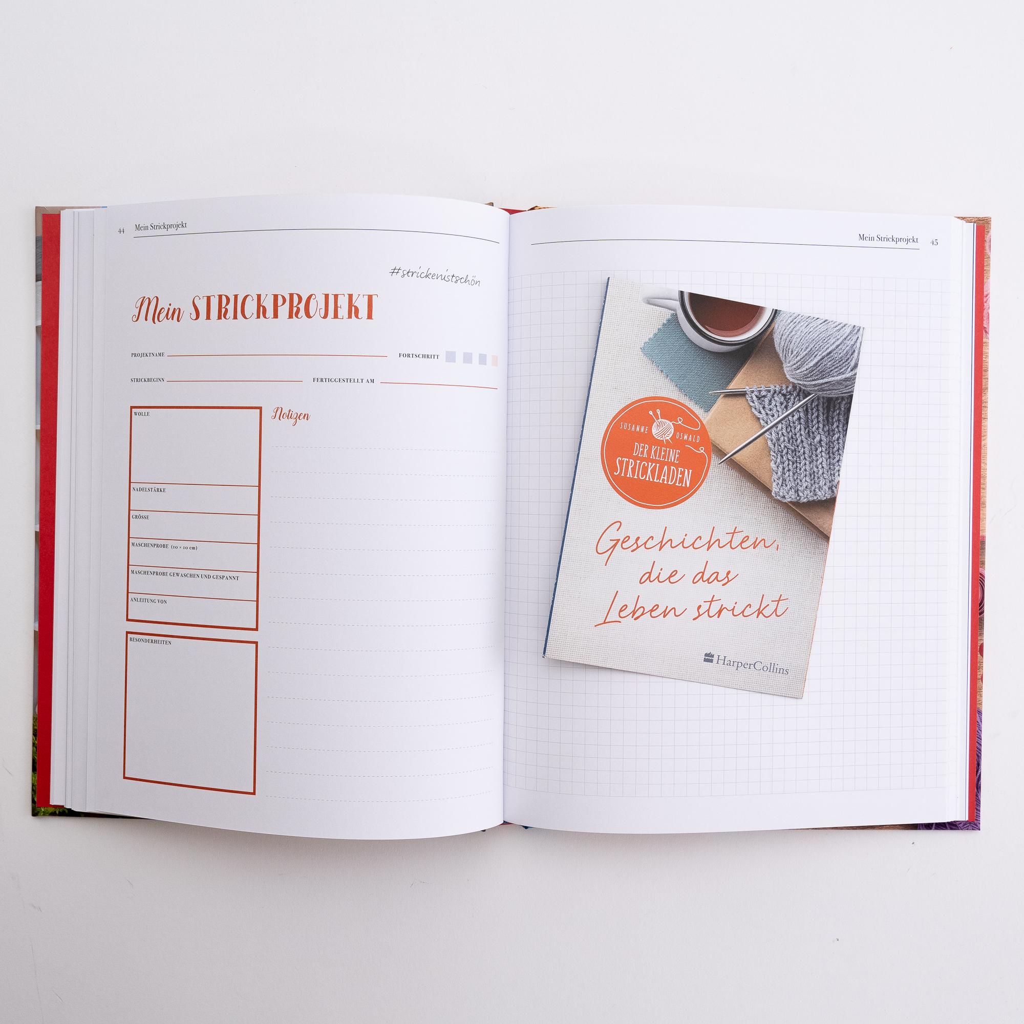 Beispielinhalt (Bild) Mein Strickjournal