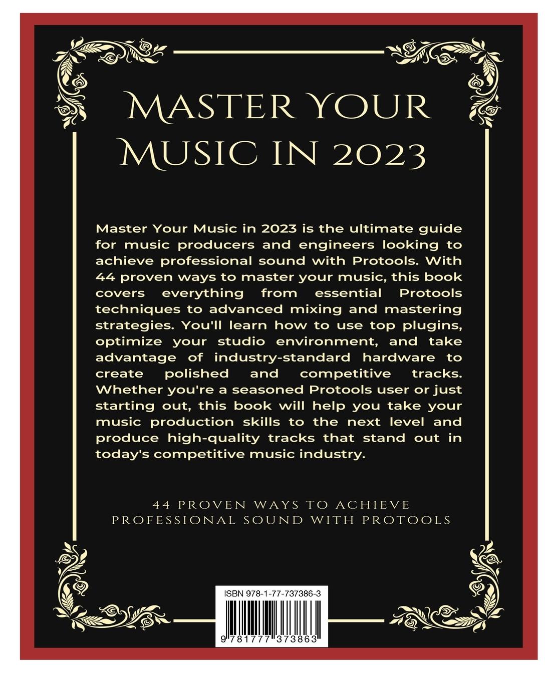 Rückseitencover Master Your Music in 2023