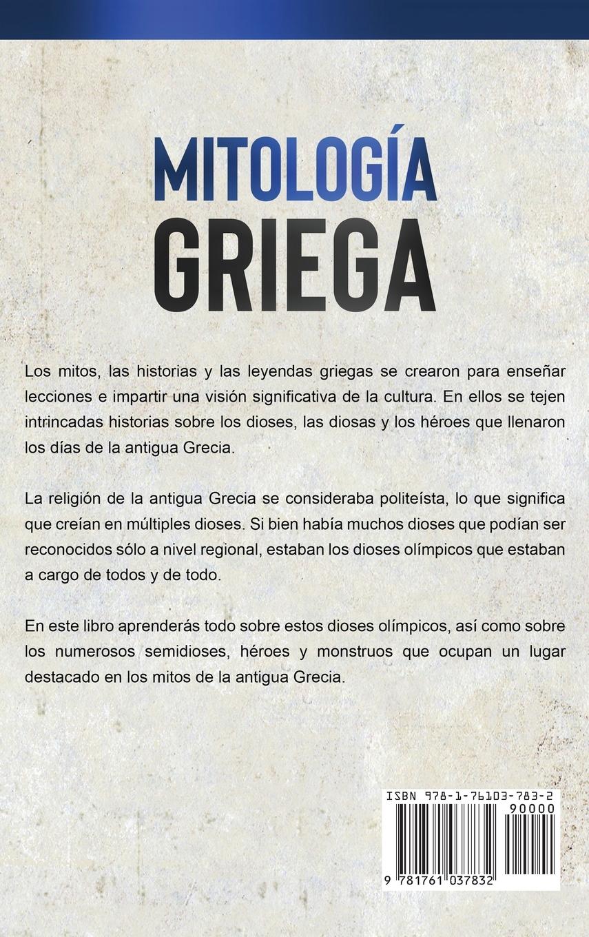 Rückseitencover Mitología Griega