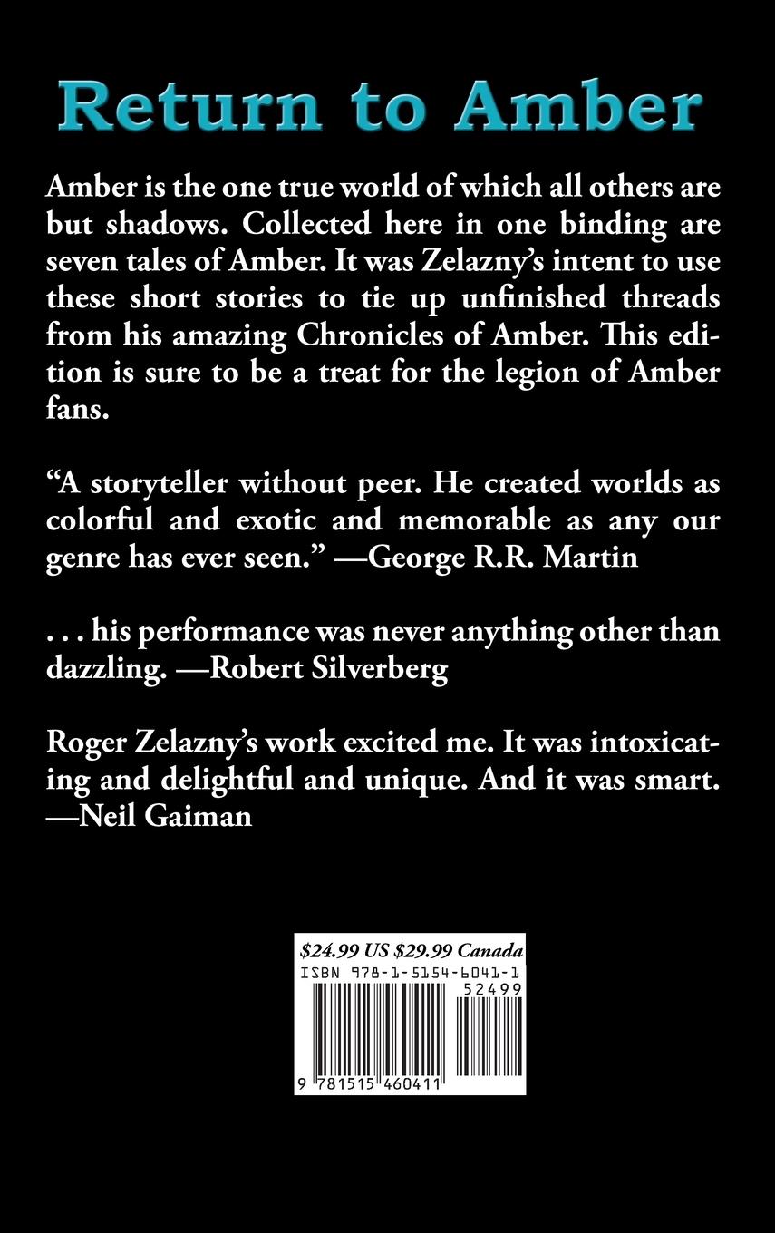 Rückseitencover Seven Tales in Amber