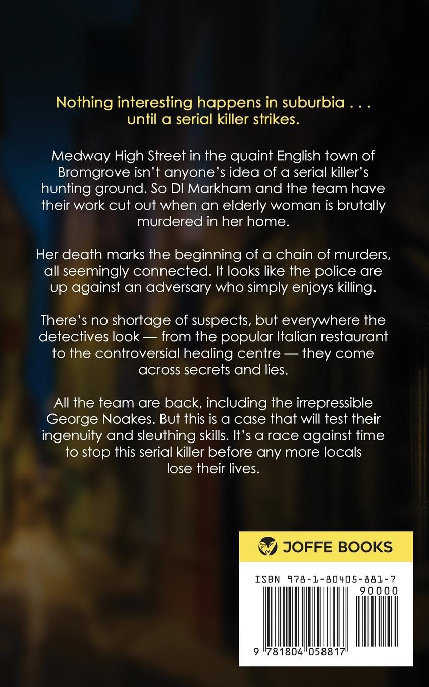 Rückseitencover CRIME IN THE HIGH STREET a fiercely addictive mystery
