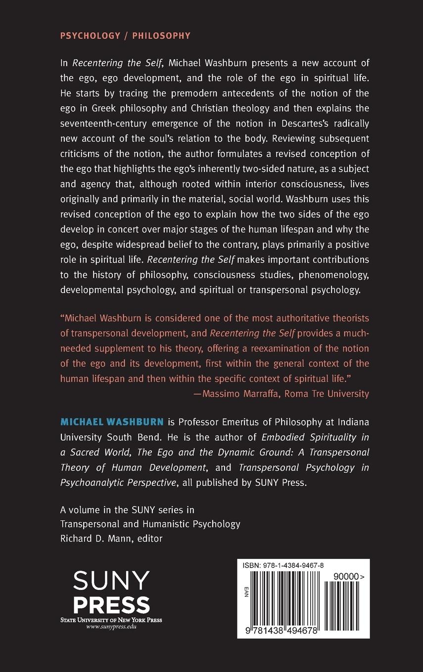 Rückseitencover Recentering the Self