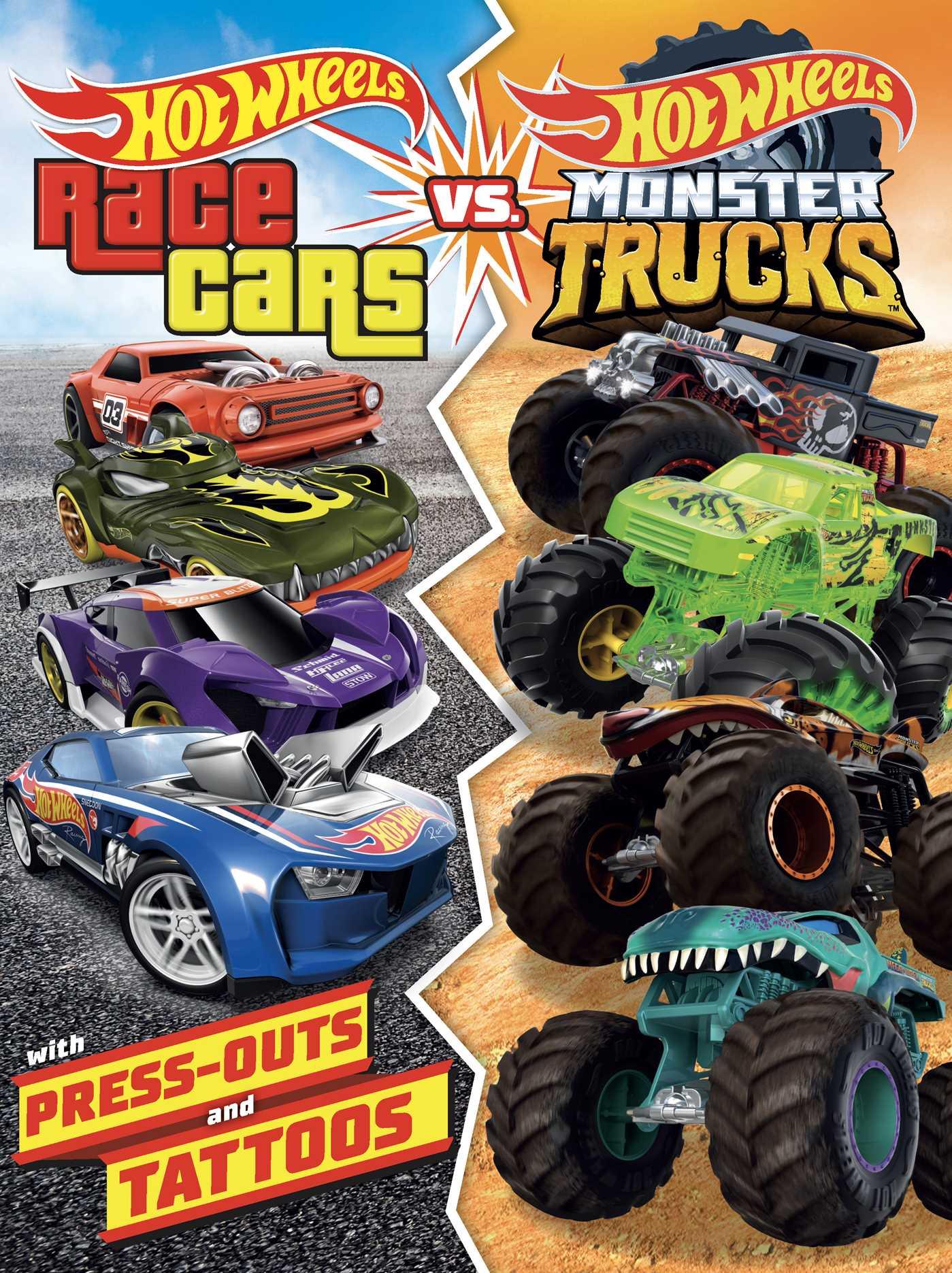 Vorderes Coverbild Hot Wheels: Race Cars vs. Monster Trucks