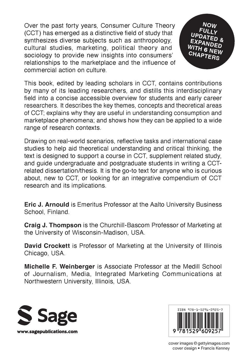 Rückseitencover Consumer Culture Theory