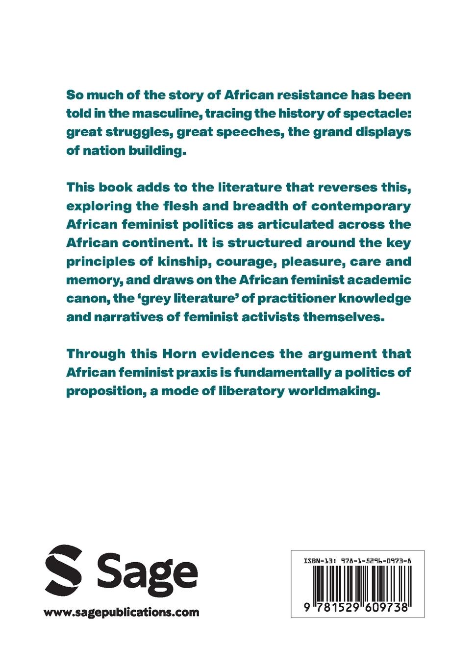 Rückseitencover African Feminist Praxis