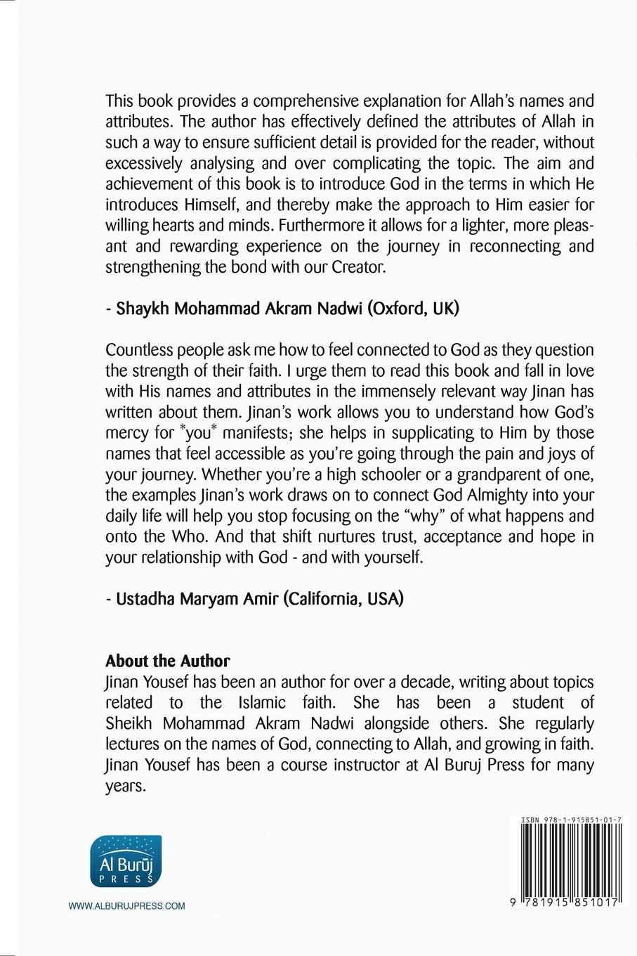 Rückseitencover Reflecting on the Names of Allah