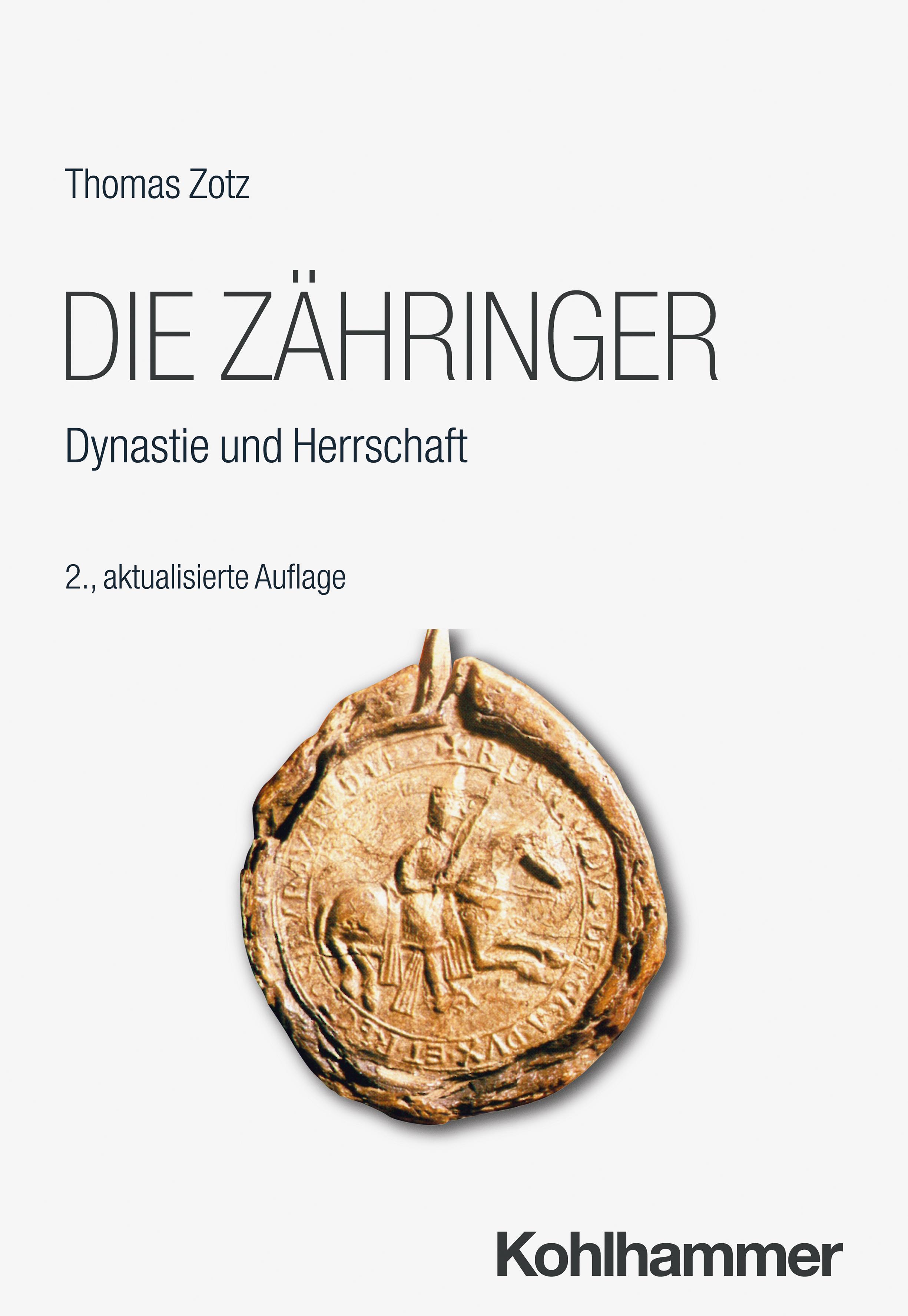 Vorderes Coverbild Die Zähringer