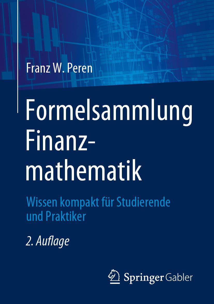 Vorderes Coverbild Formelsammlung Finanzmathematik
