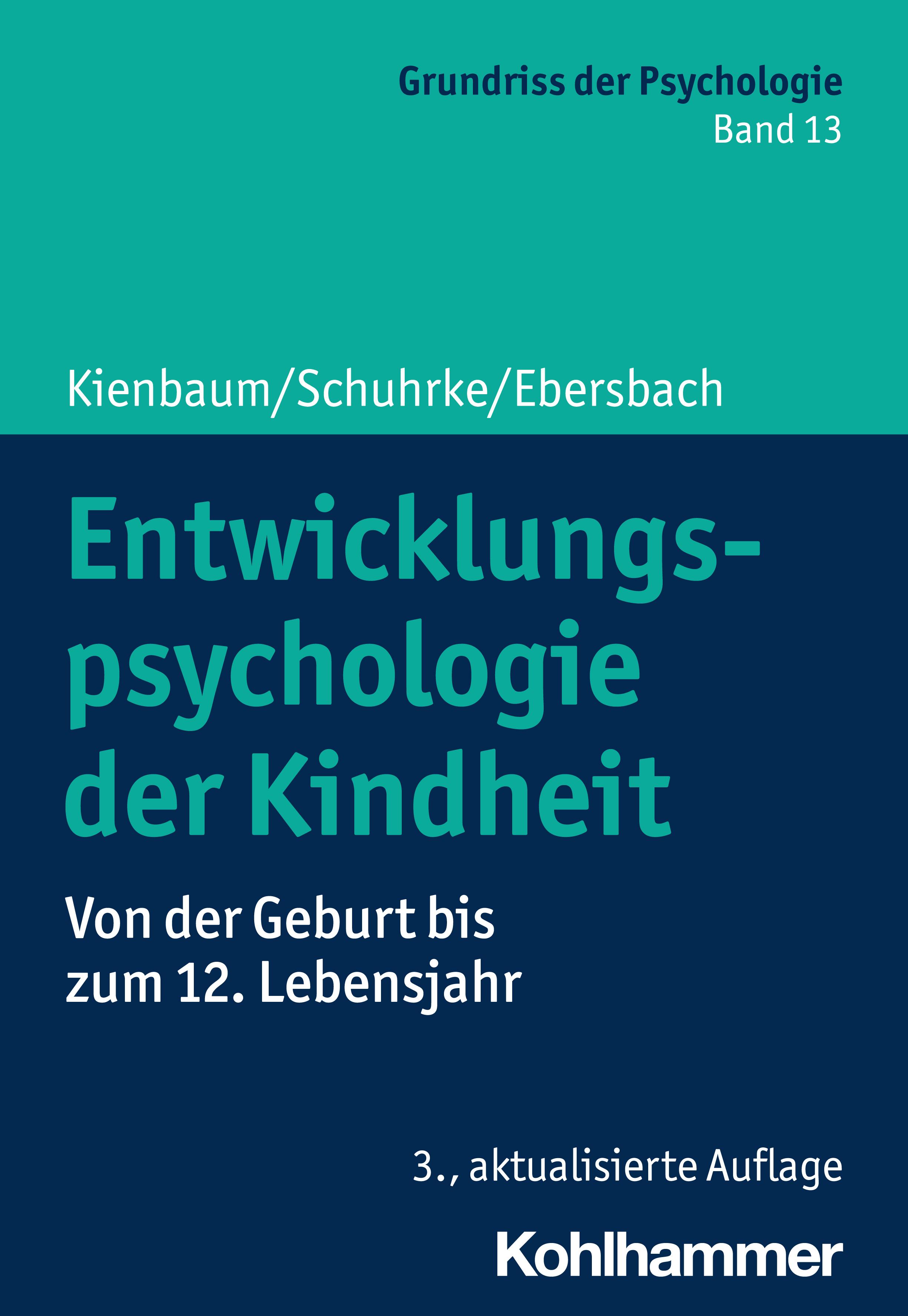 Vorderes Coverbild Entwicklungspsychologie der Kindheit