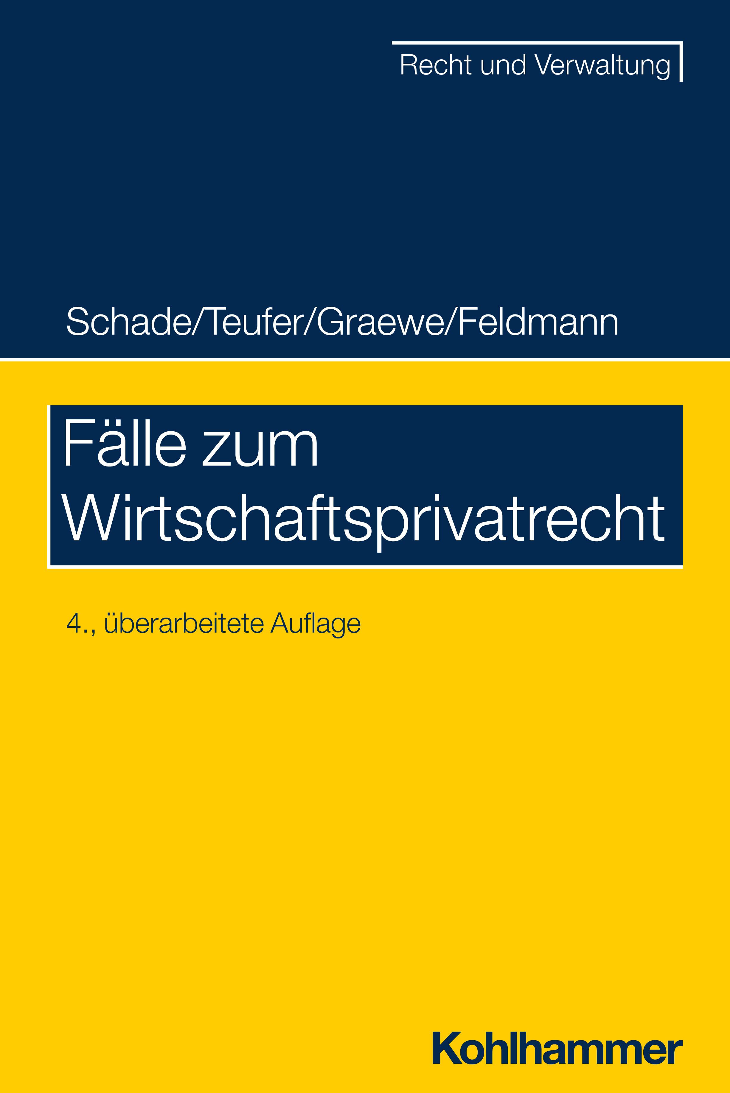 Vorderes Coverbild Fälle zum Wirtschaftsprivatrecht