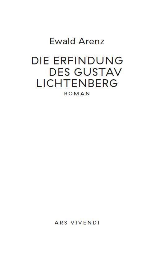 Beispielinhalt (Bild) Die Erfindung des Gustav Lichtenberg