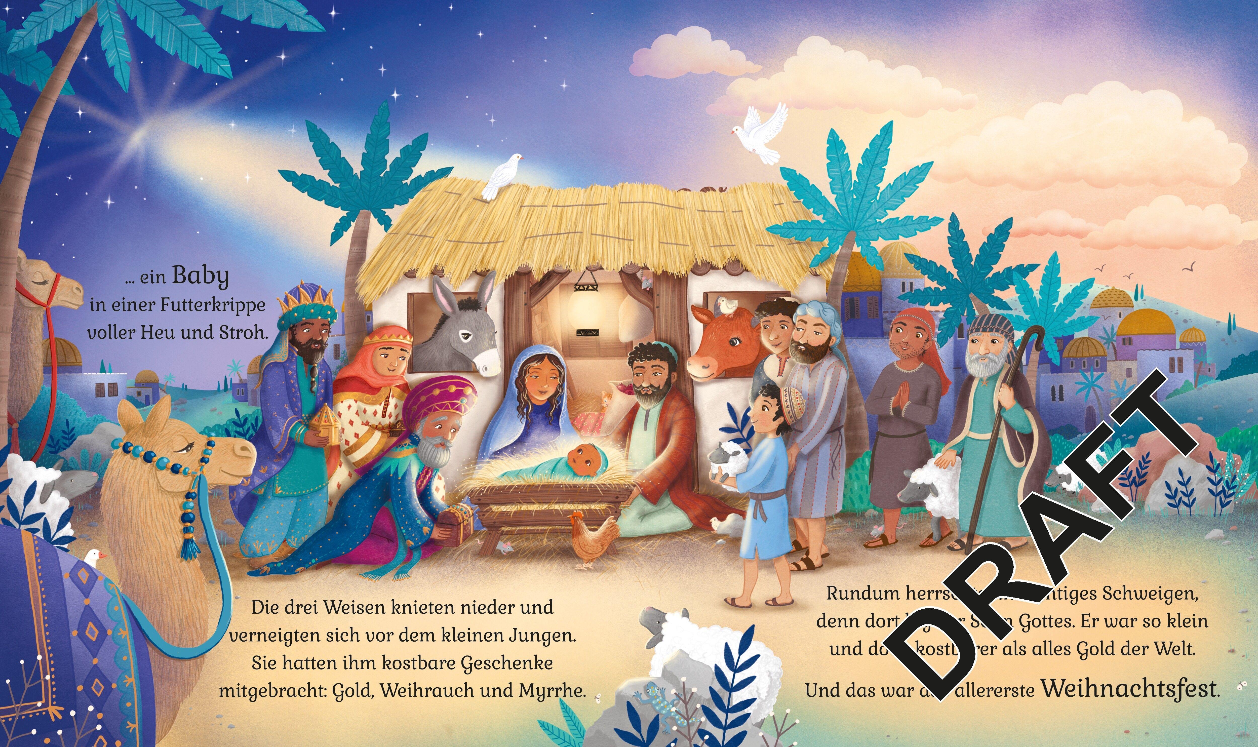 Beispielinhalt (Bild) Guck mal, wer da ist! Die erste Weihnacht