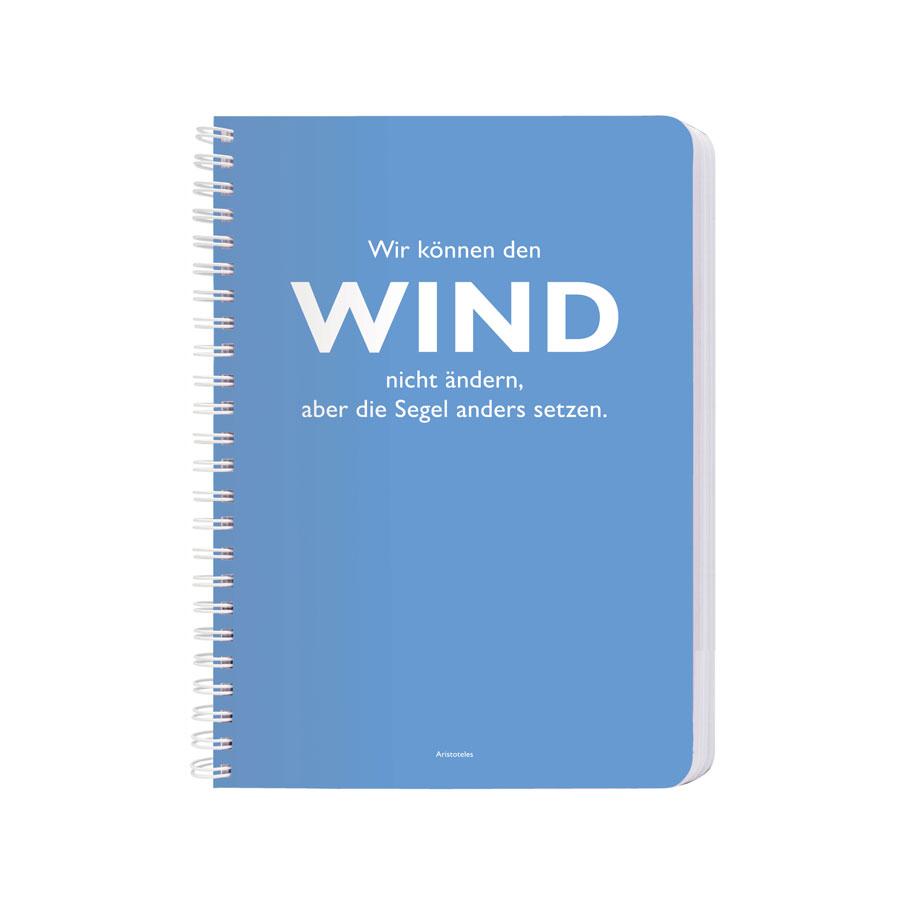 Vorderes Coverbild Ringbuch A5 Aristoteles Wind