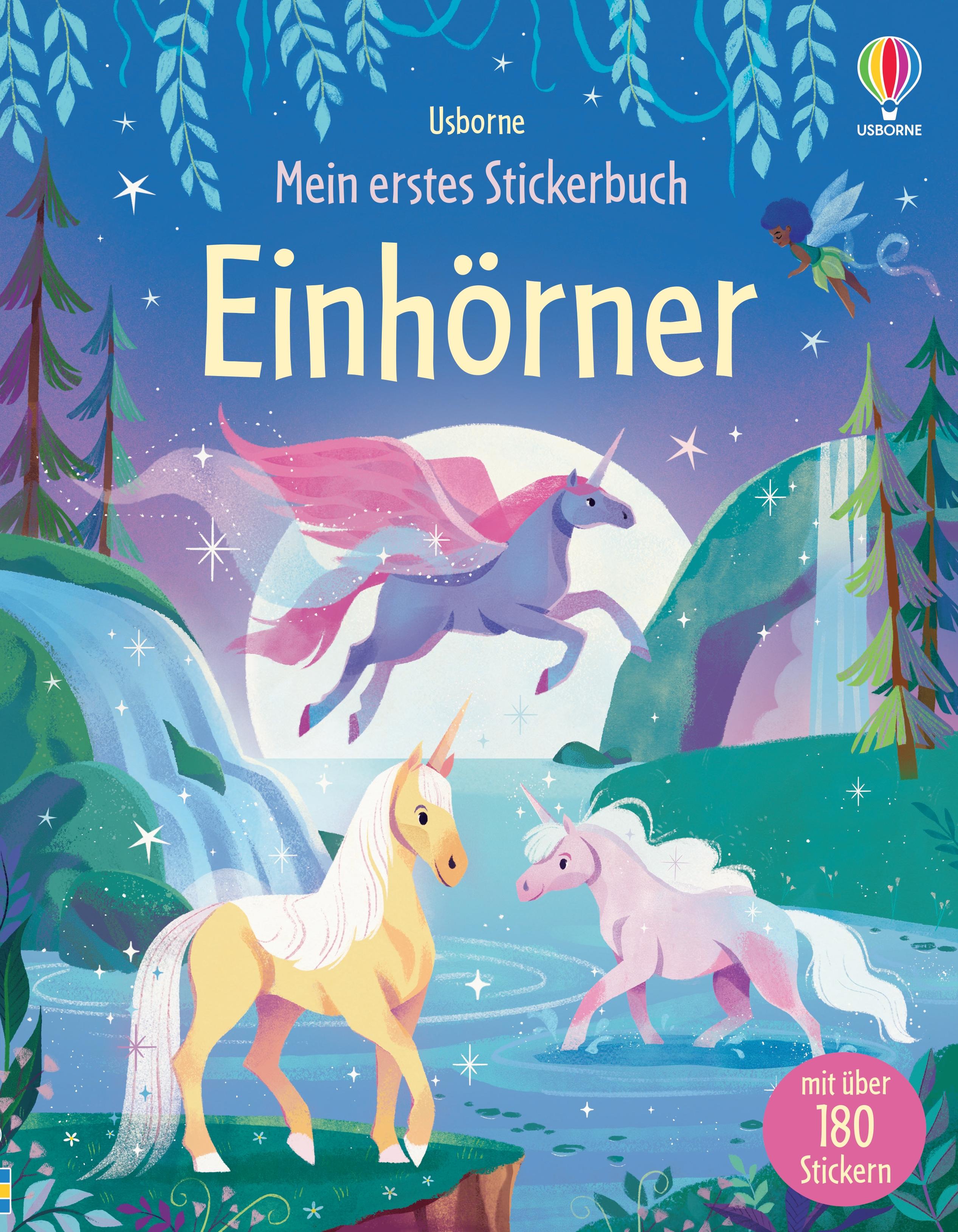 Vorderes Coverbild Mein erstes Stickerbuch: Einhörner
