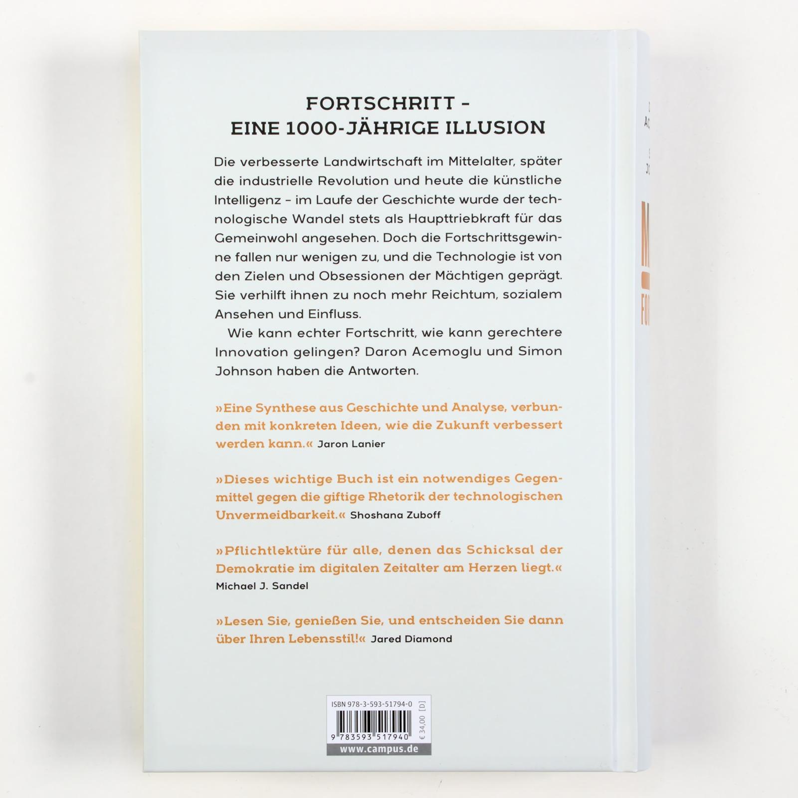 Rückseitencover Macht und Fortschritt