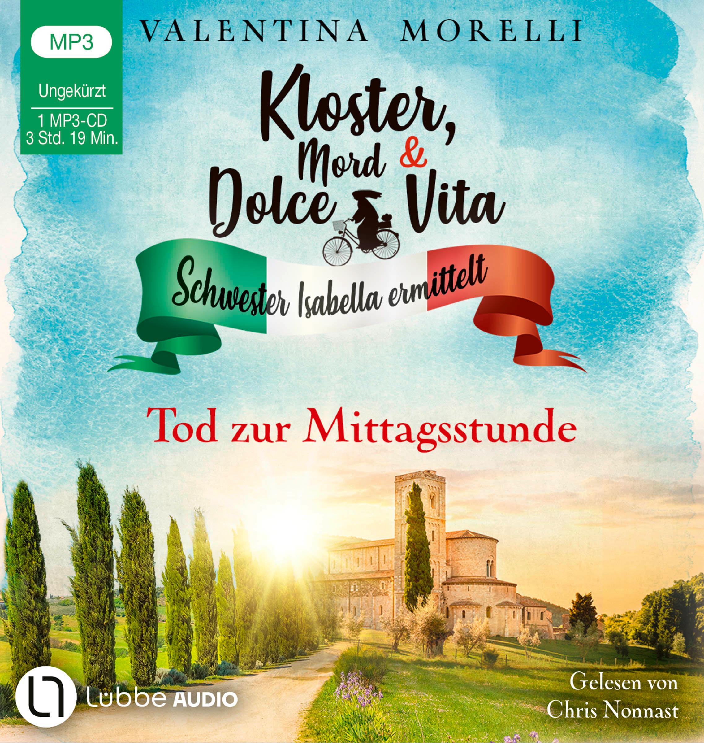 Vorderes Coverbild Kloster, Mord und Dolce Vita - Tod zur Mittagsstunde