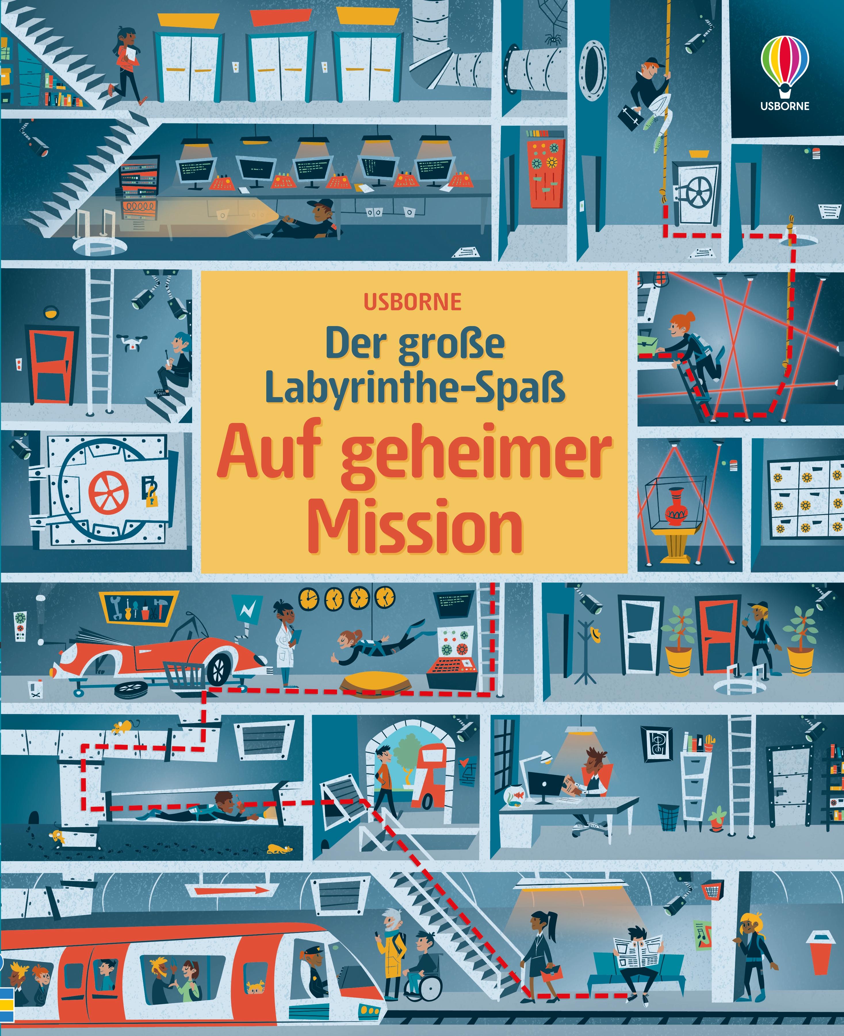 Vorderes Coverbild Der große Labyrinthe-Spaß: Auf geheimer Mission