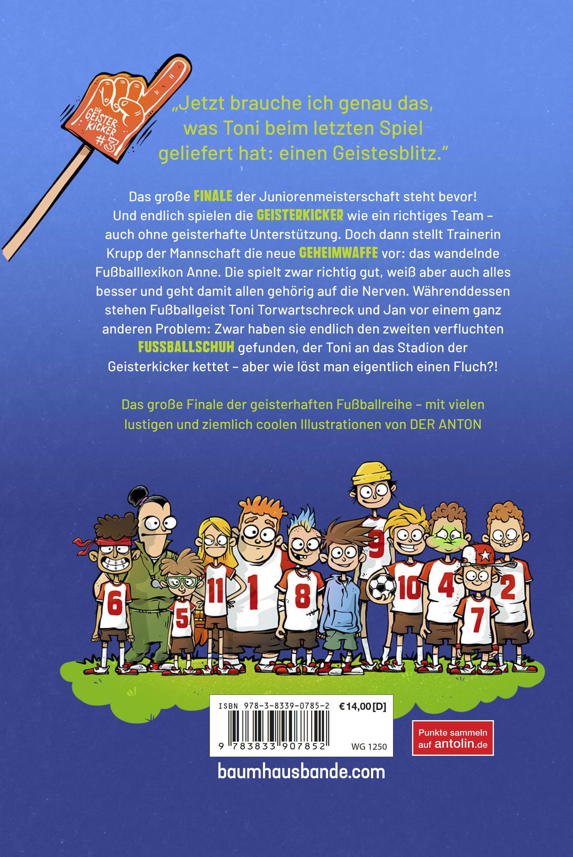 Beispielinhalt (Bild) Die Geisterkicker - Randale im Finale (Band 3)