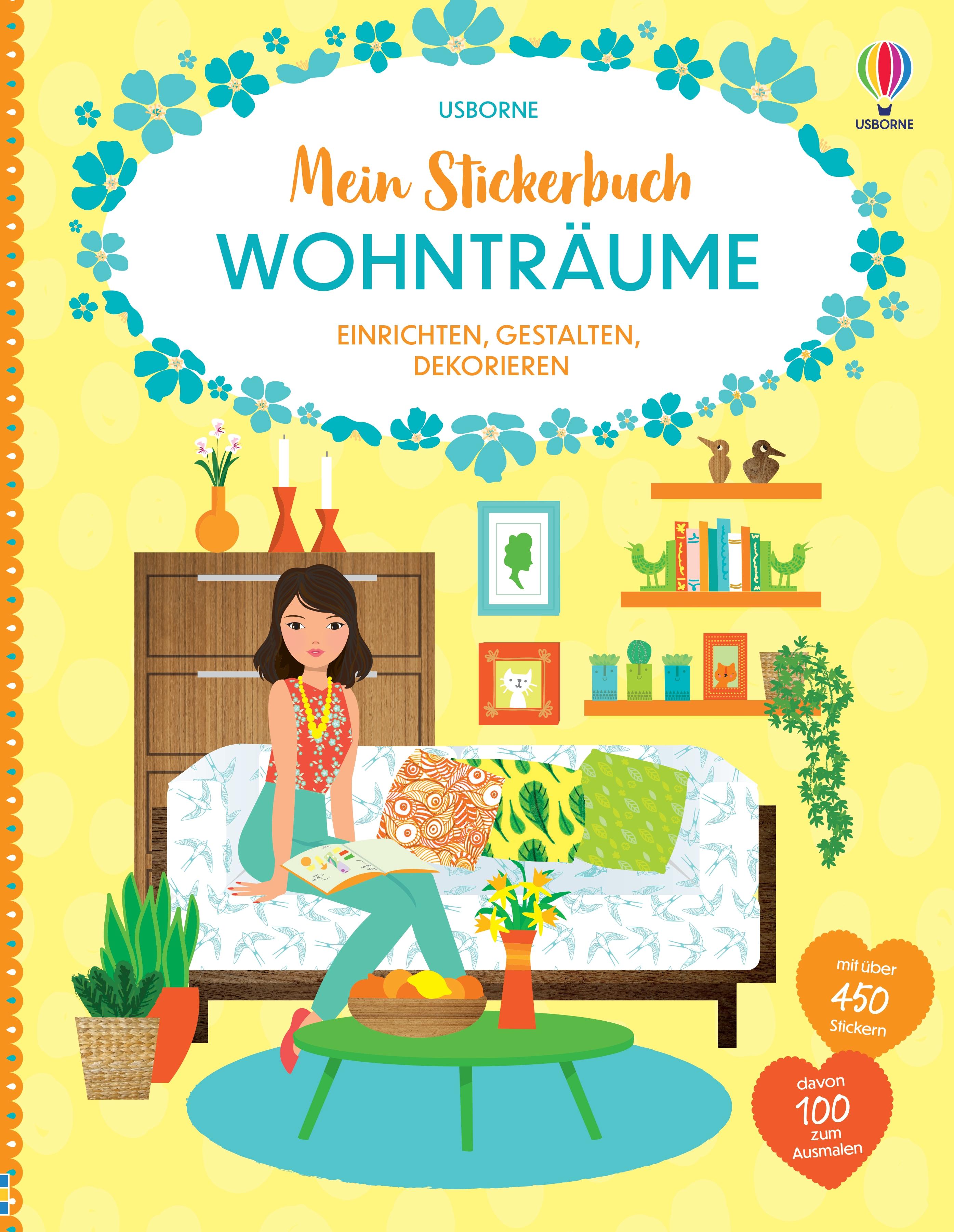 Vorderes Coverbild Mein Stickerbuch: Wohnträume