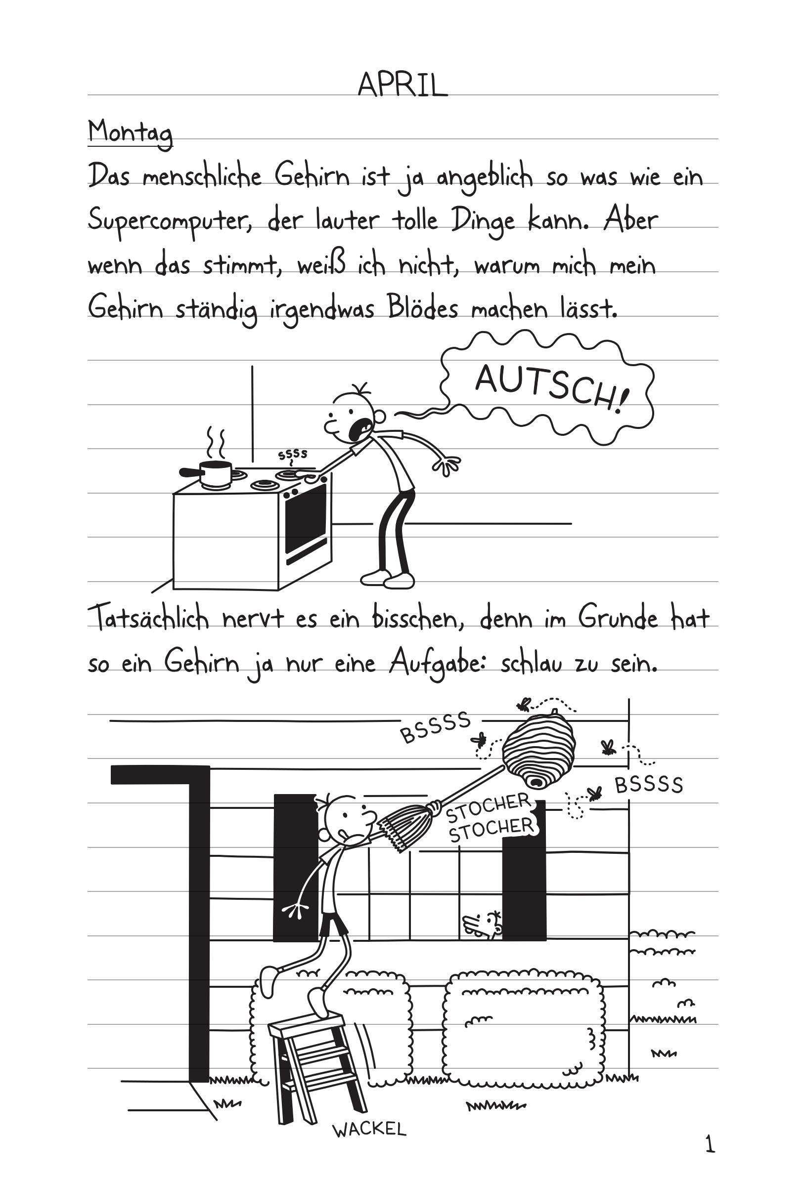 Beispielinhalt (Bild) Gregs Tagebuch 18 - Kein Plan von nix