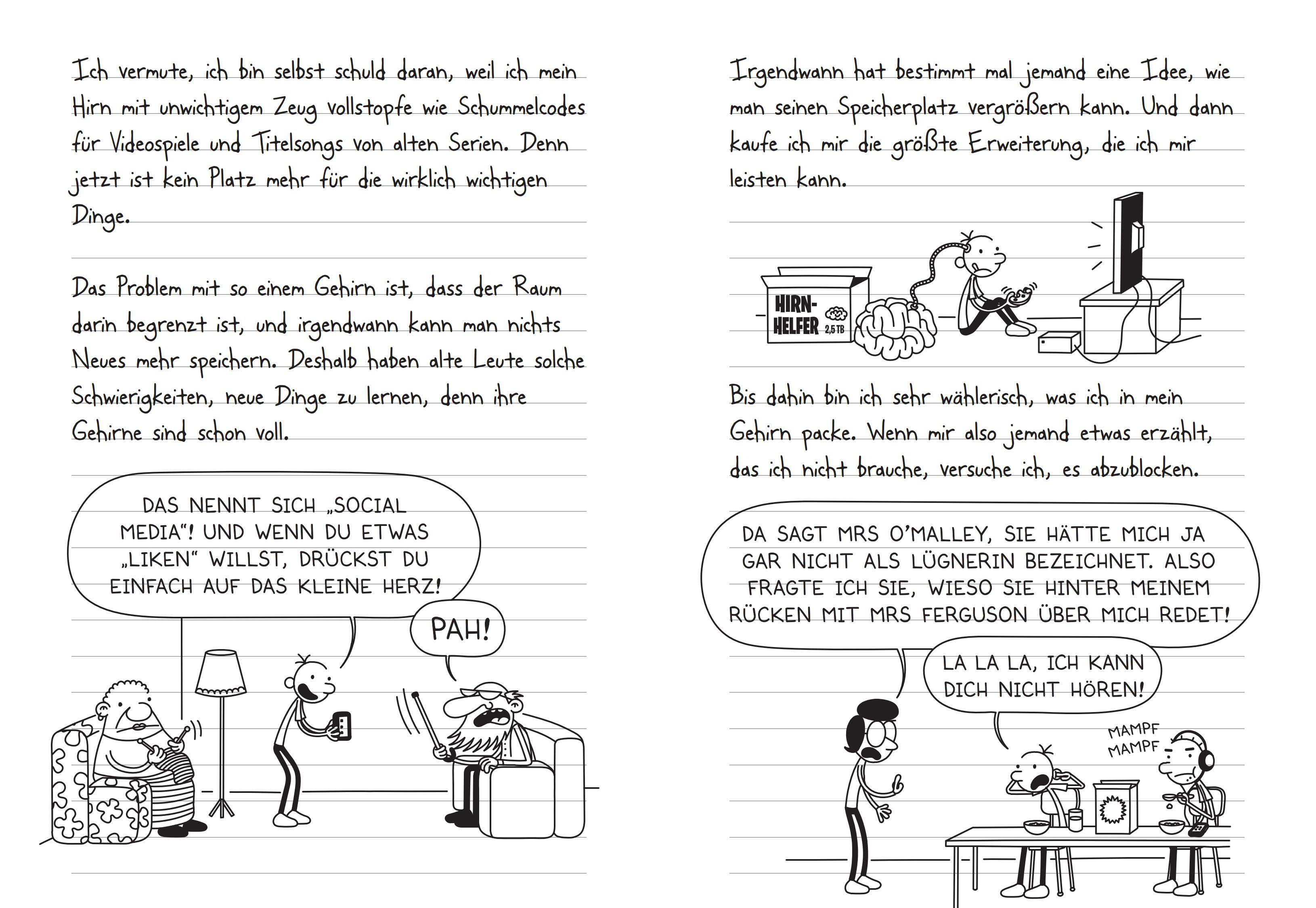 Beispielinhalt (Bild) Gregs Tagebuch 18 - Kein Plan von nix