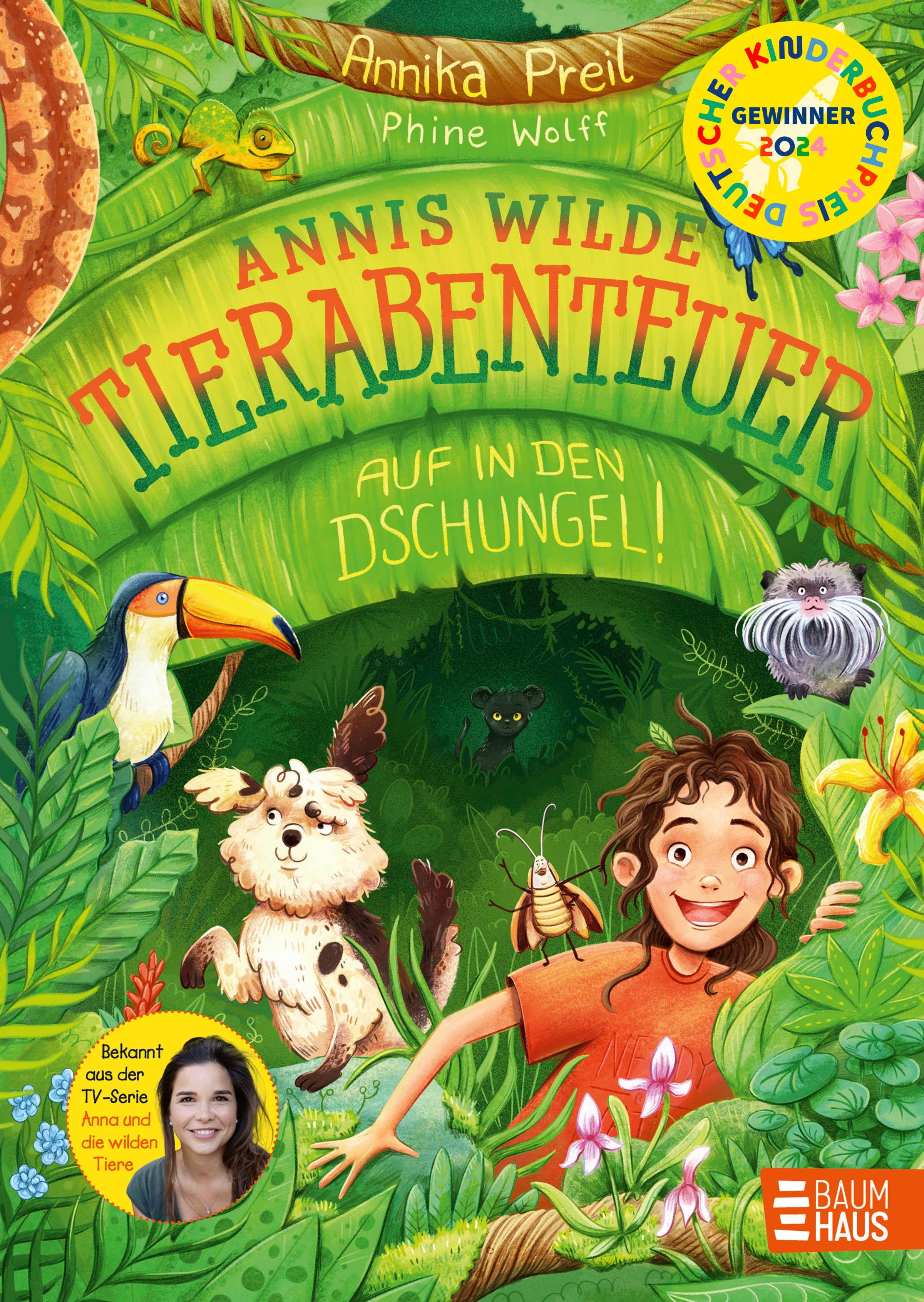 Vorderes Coverbild Annis wilde Tierabenteuer - Auf in den Dschungel!