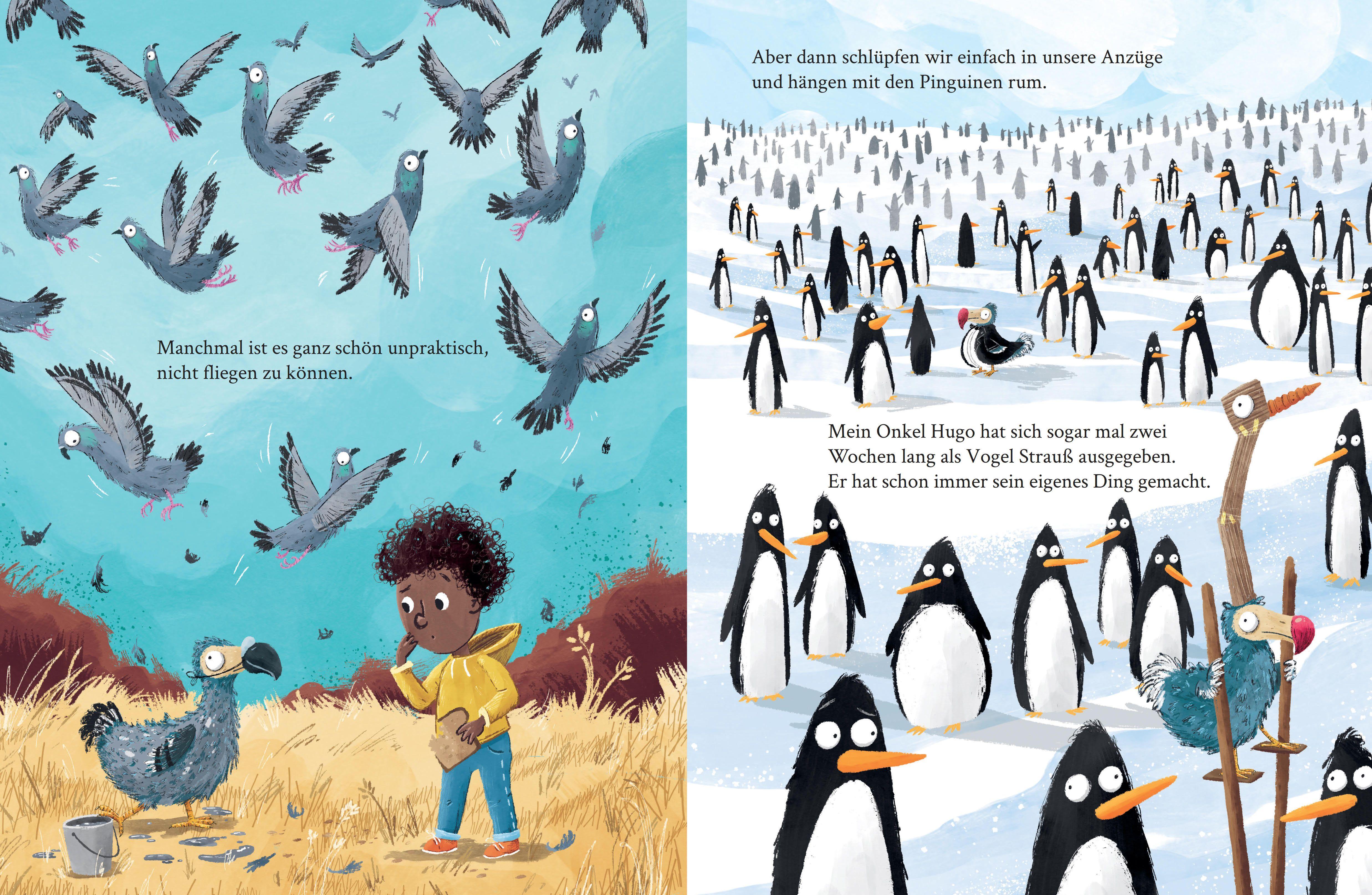 Beispielinhalt (Bild) Natürlich gibt es Dodos! - Wir haben uns nur verkleidet